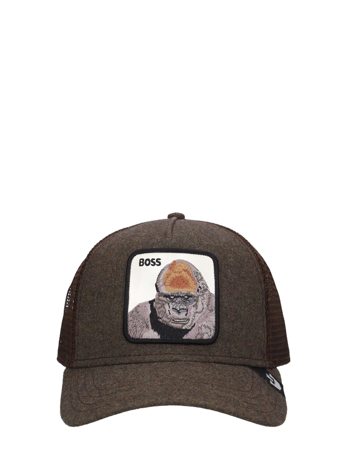 Shop Goorin Bros Boss Energy Trucker Hat In Green,brown