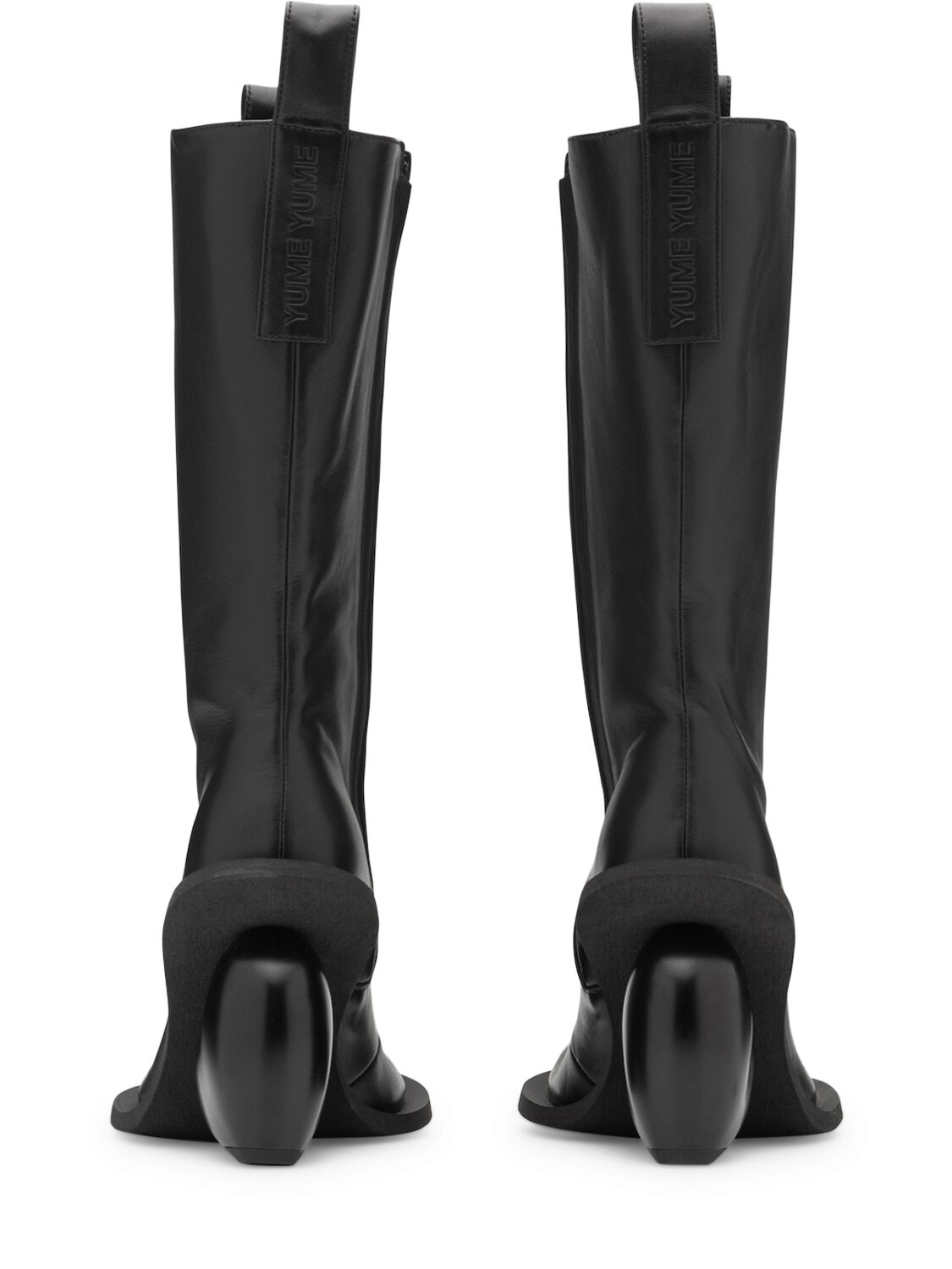 Shop Yume Yume 90mm Love Tall Boots In Black