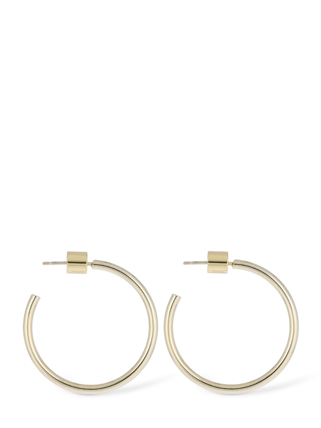 Jennifer Fisher Thread Mini Hoop Earrings In Gold