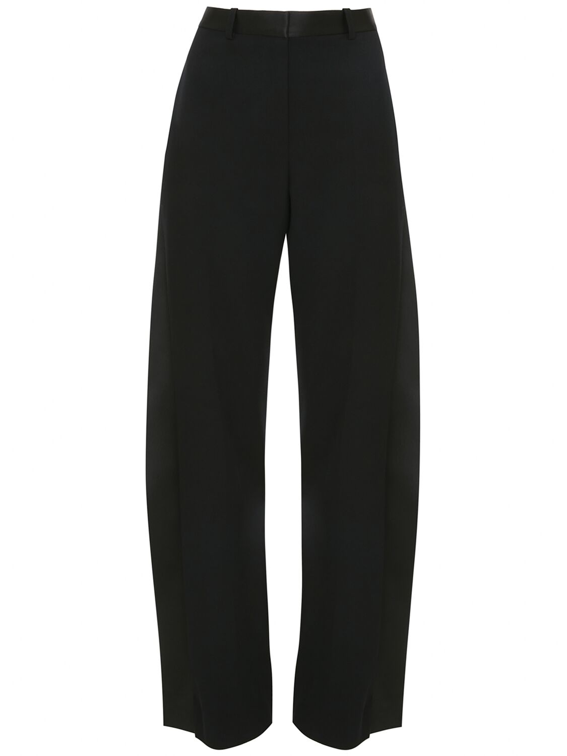 Image of Tapered Wool Blend Pants