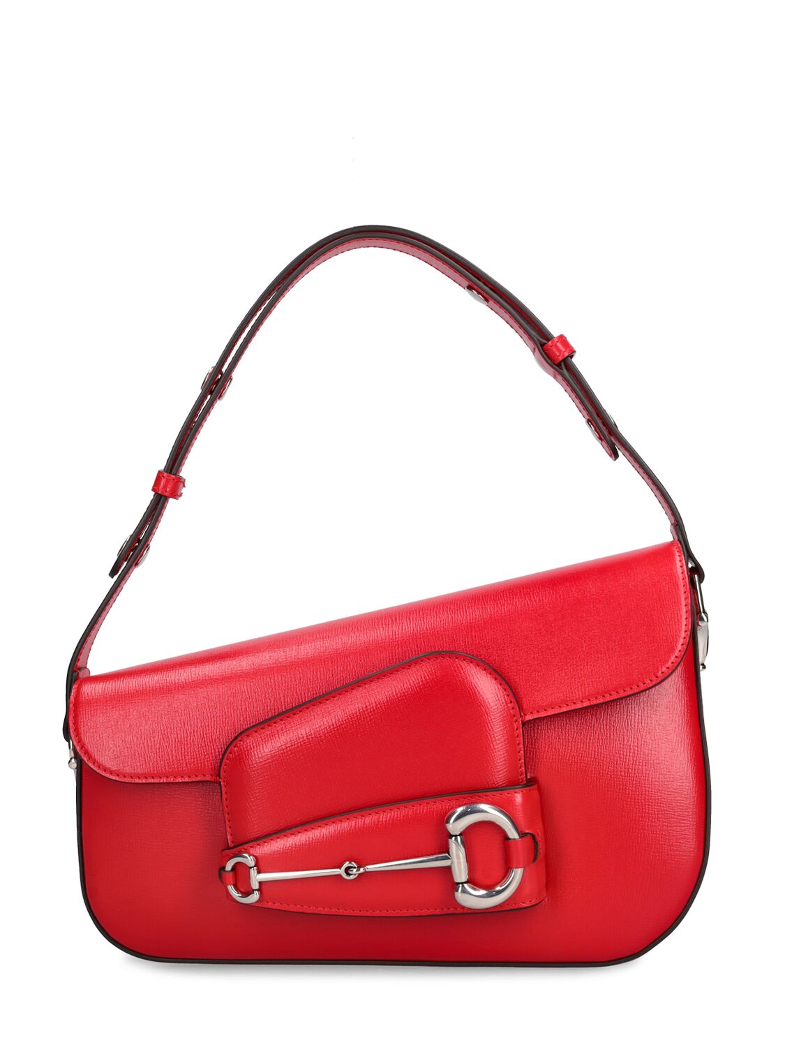 Gucci Small Horsebit 1955 Shoulder Bag In Beret Red