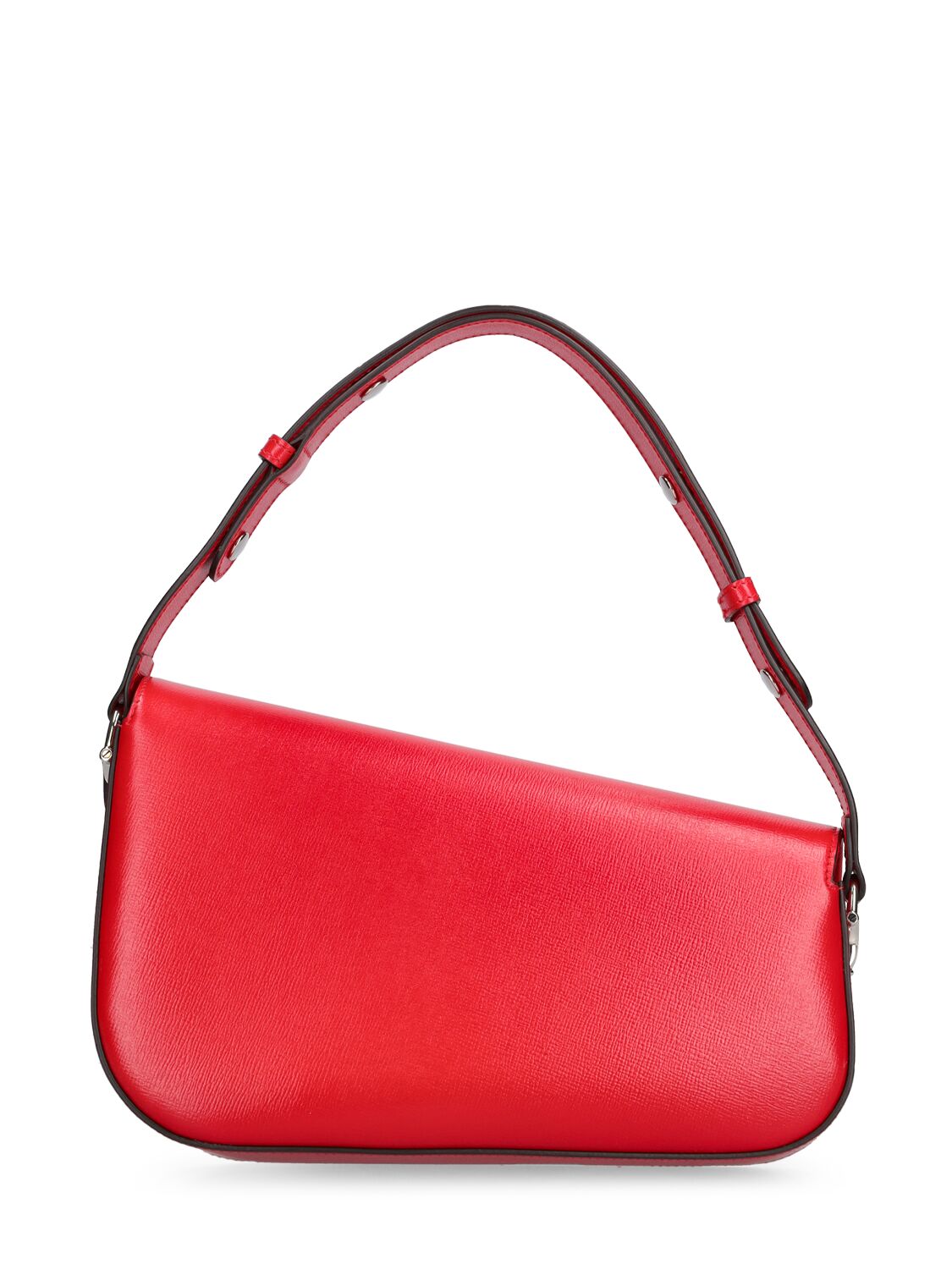 Shop Gucci Small Horsebit 1955 Leather Shoulder Bag In Beret Red
