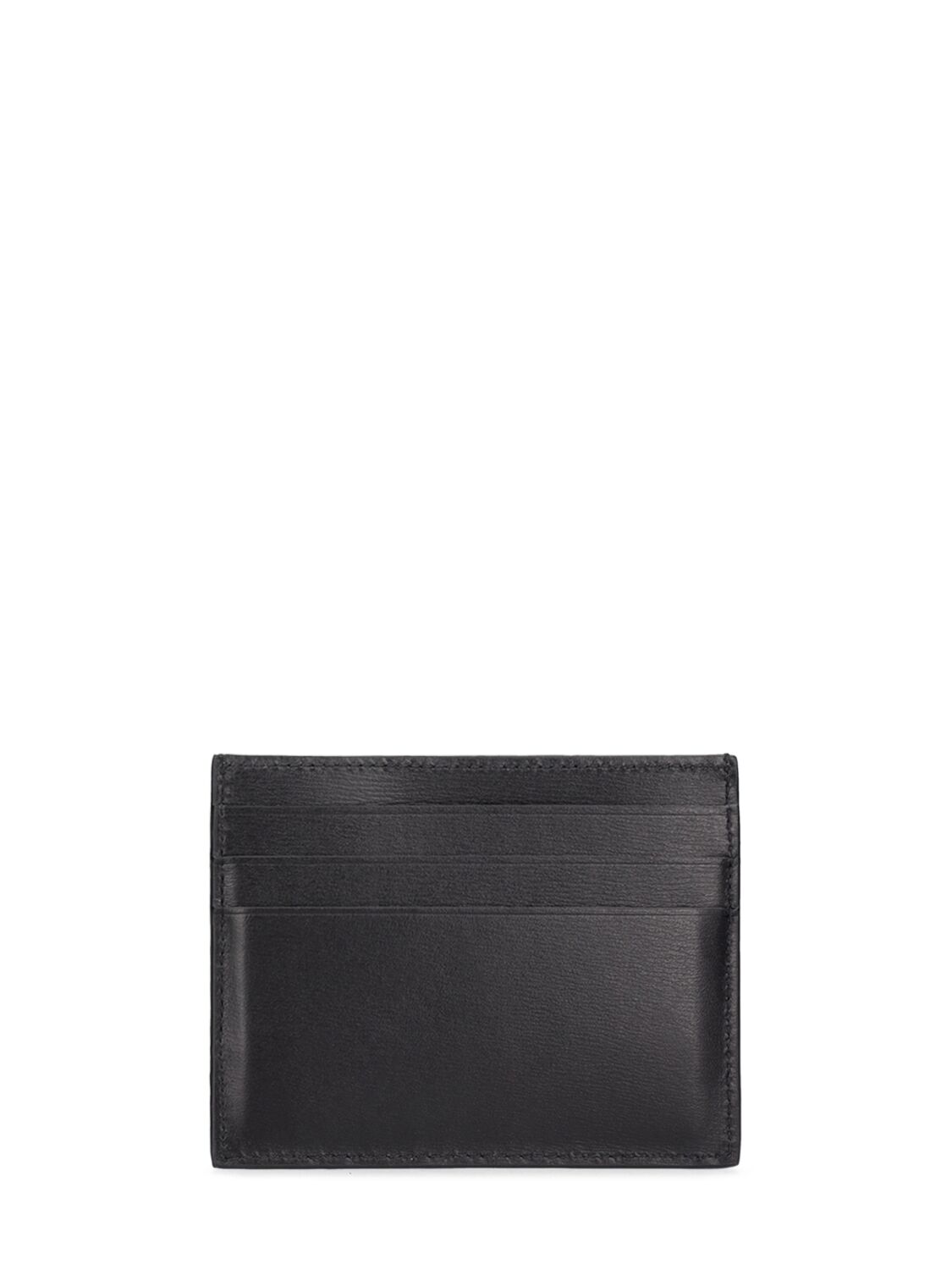 Shop Ferragamo Classic Logo Leather Card Holder In Black