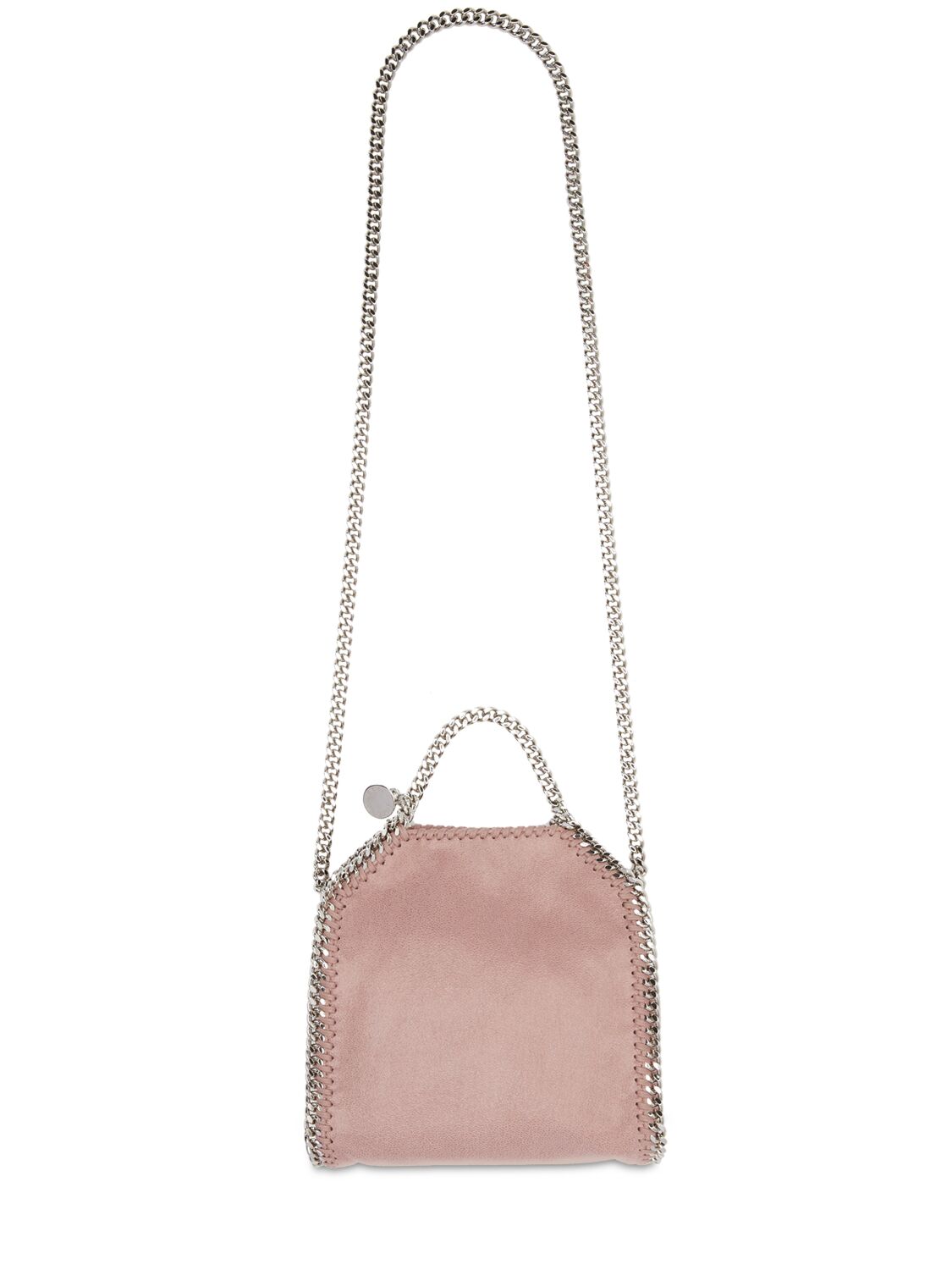 Stella Mccartney Tiny Falabella Faux Leather Bag In Pink