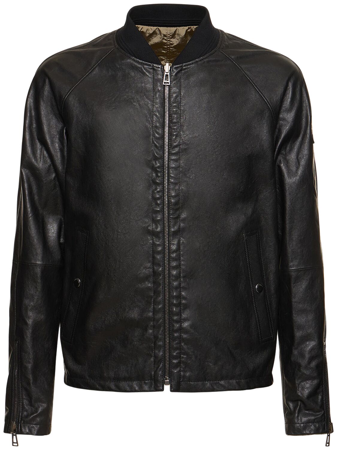 Belstaff Centenary Capsule Leather Jacket In Black