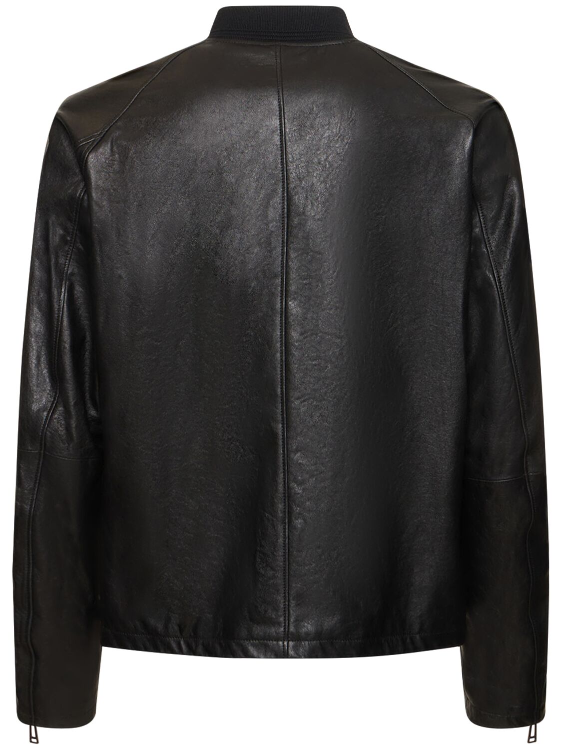 Shop Belstaff Centenary Capsule Leather Jacket In Black