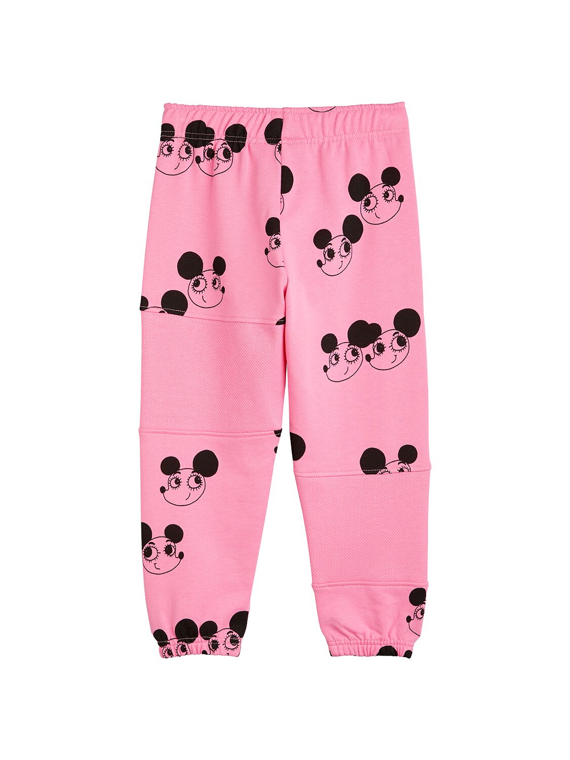 Shop Mini Rodini Ritzrats Print Organic Cotton Sweatpants In Dark Pink