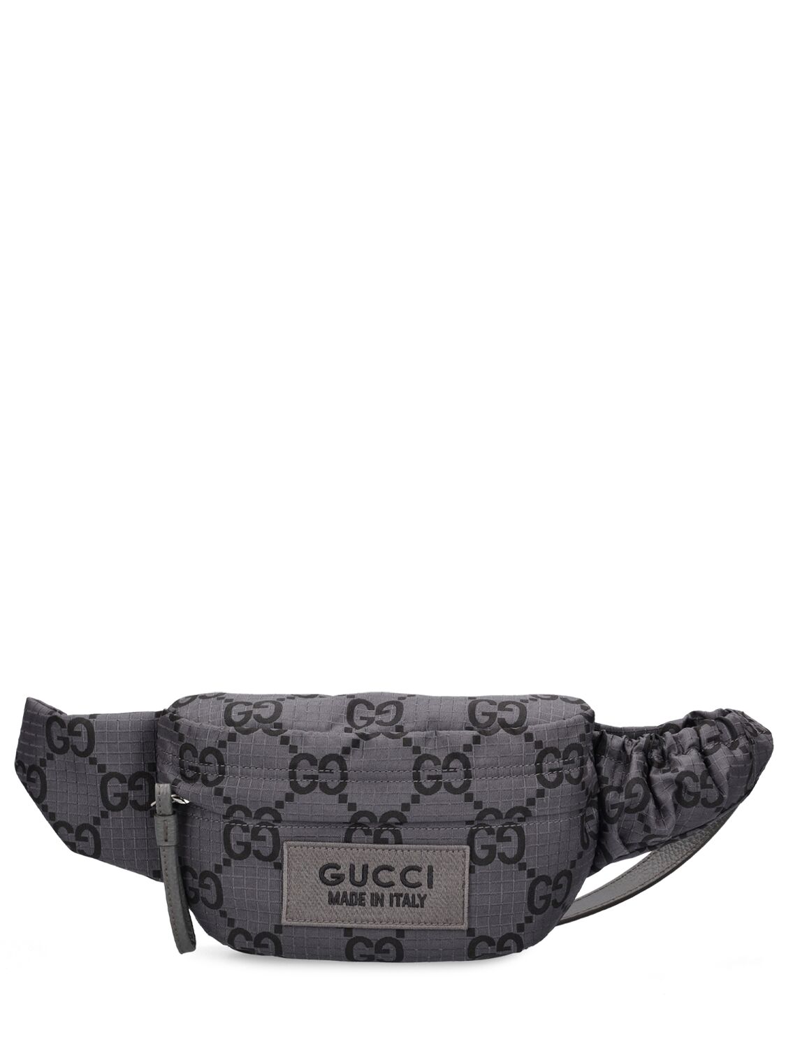 Gucci Gg Ripstop Nylon Belt Bag In Grey,black
