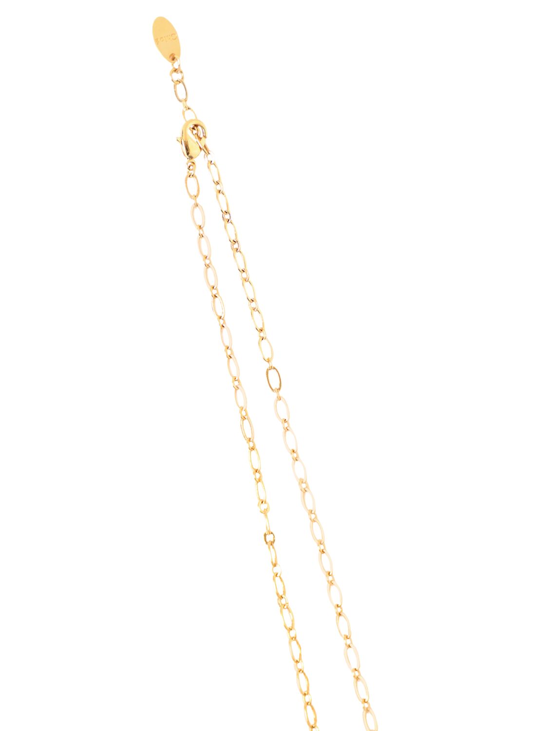 Shop Chloé Blooma Pendant Necklace In Bright Gold