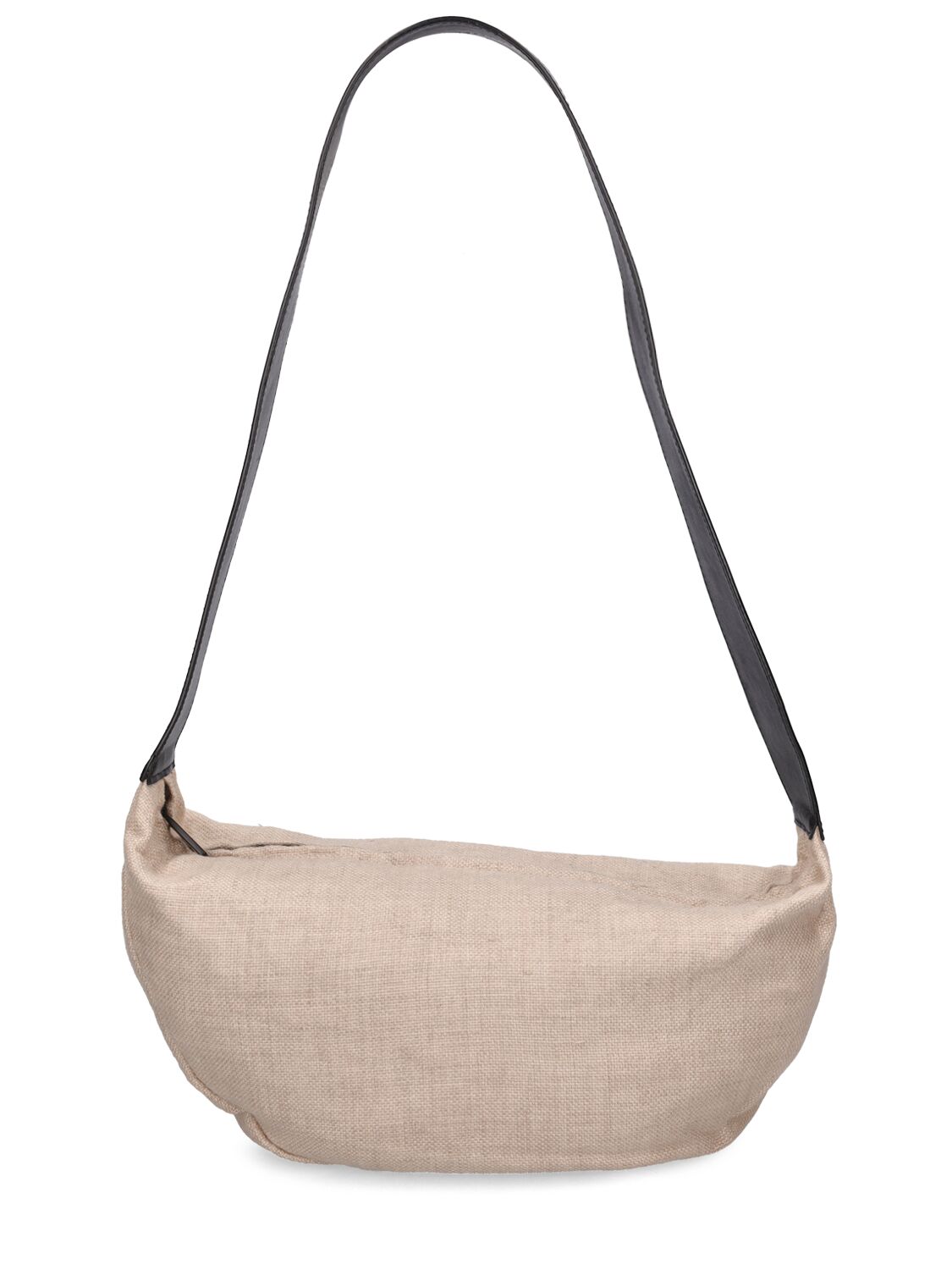 Image of Lvr Exclusive Small Linen Crescent Bag