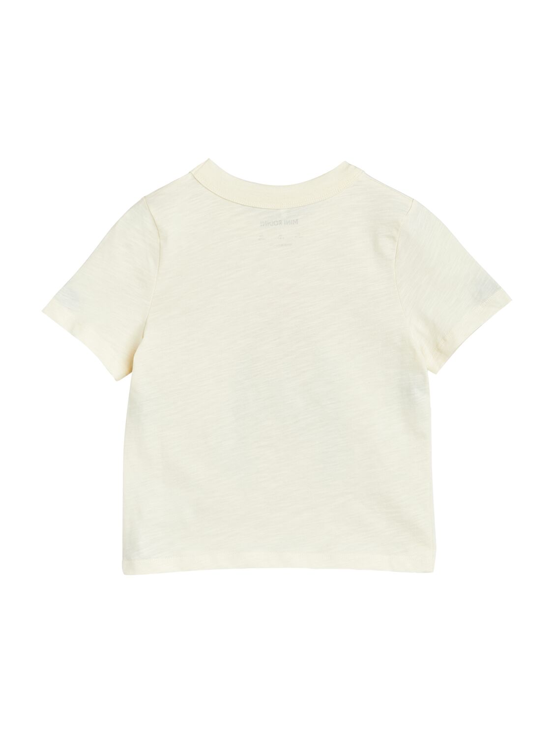 Shop Mini Rodini Embroidered Organic Cotton T-shirt In Off White