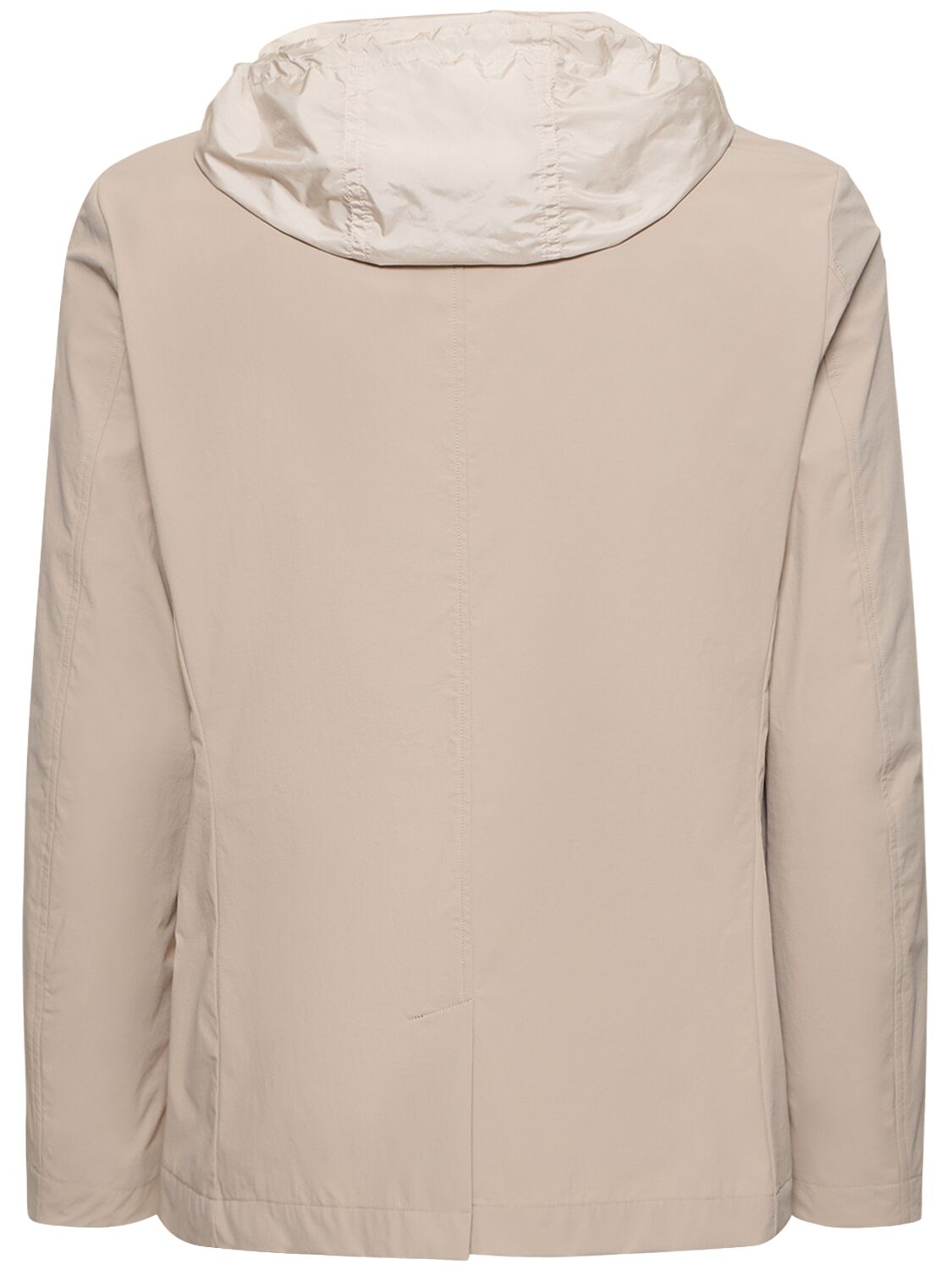 Shop Alphatauri Oboss Single Breast Jacket In Beige,sand