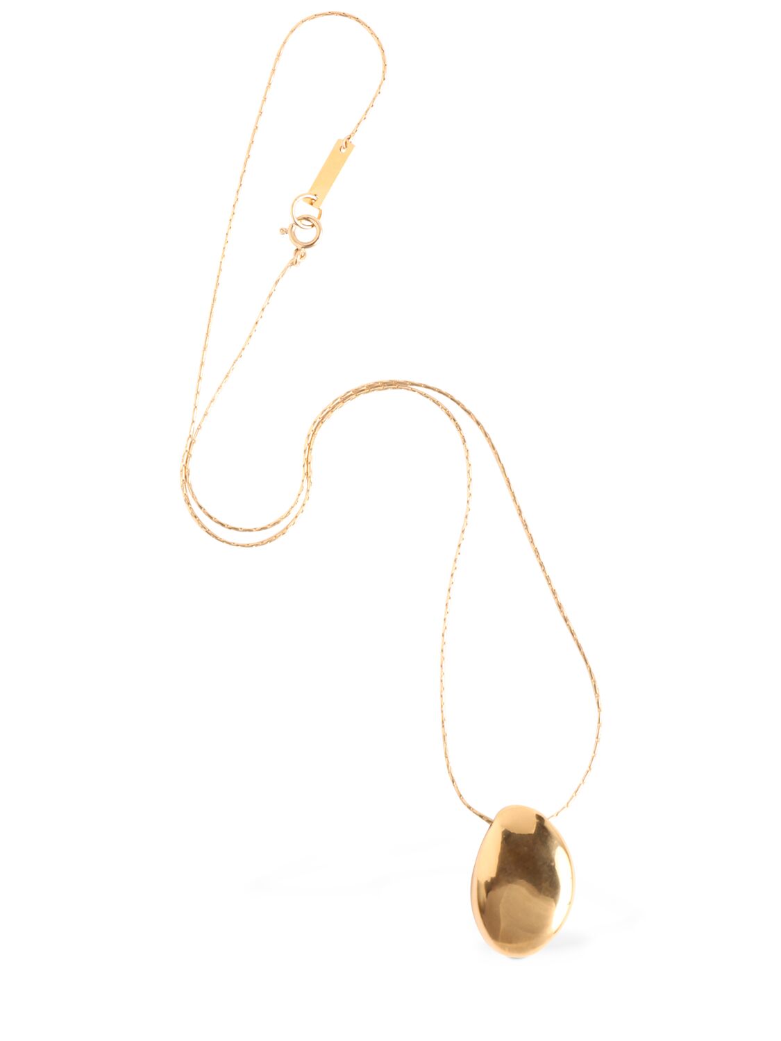 Shop Isabel Marant Shiny Day Pendant Necklace In Dore