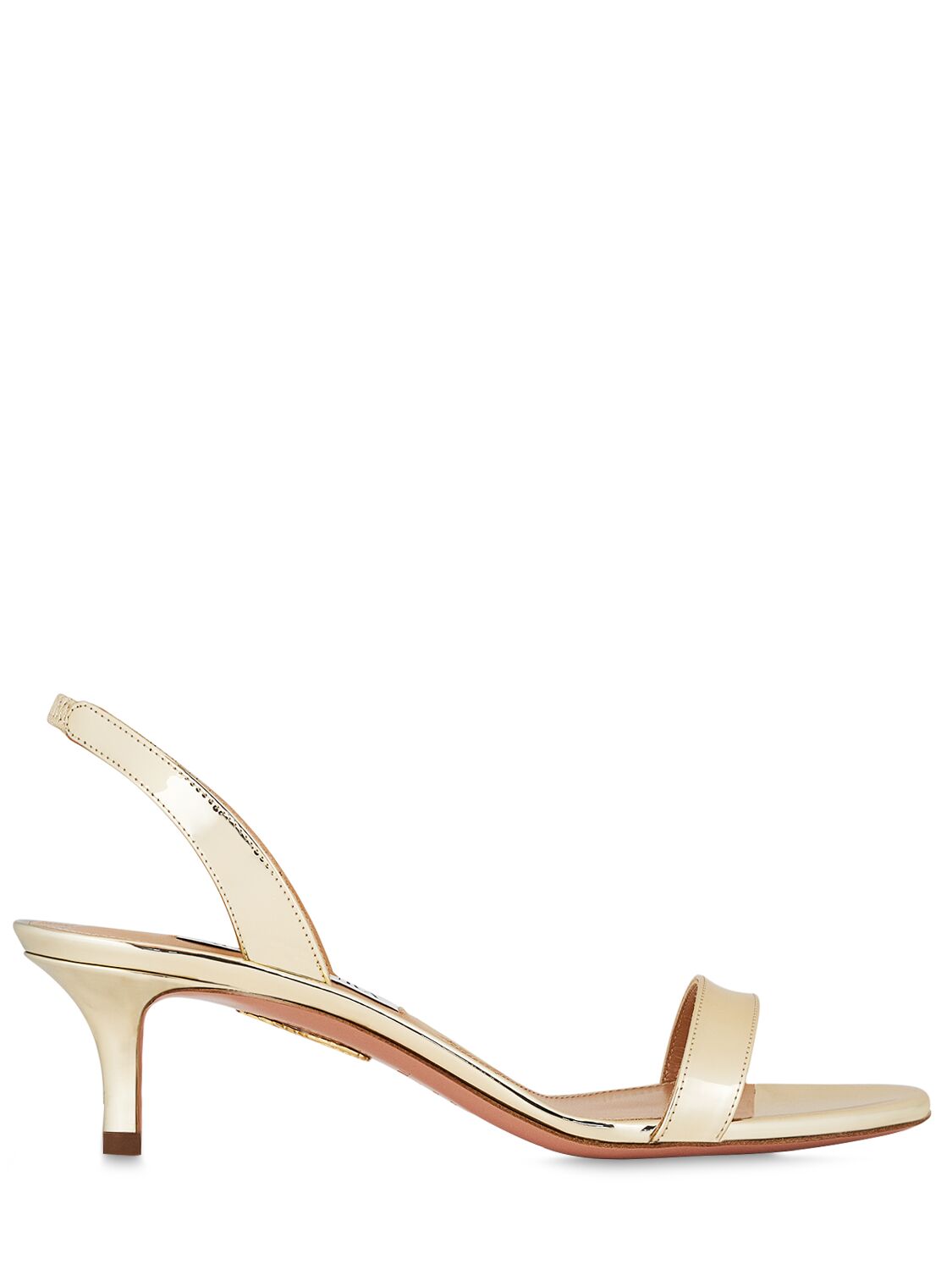 Image of 50mm So Nude Leather Slingback Sandals