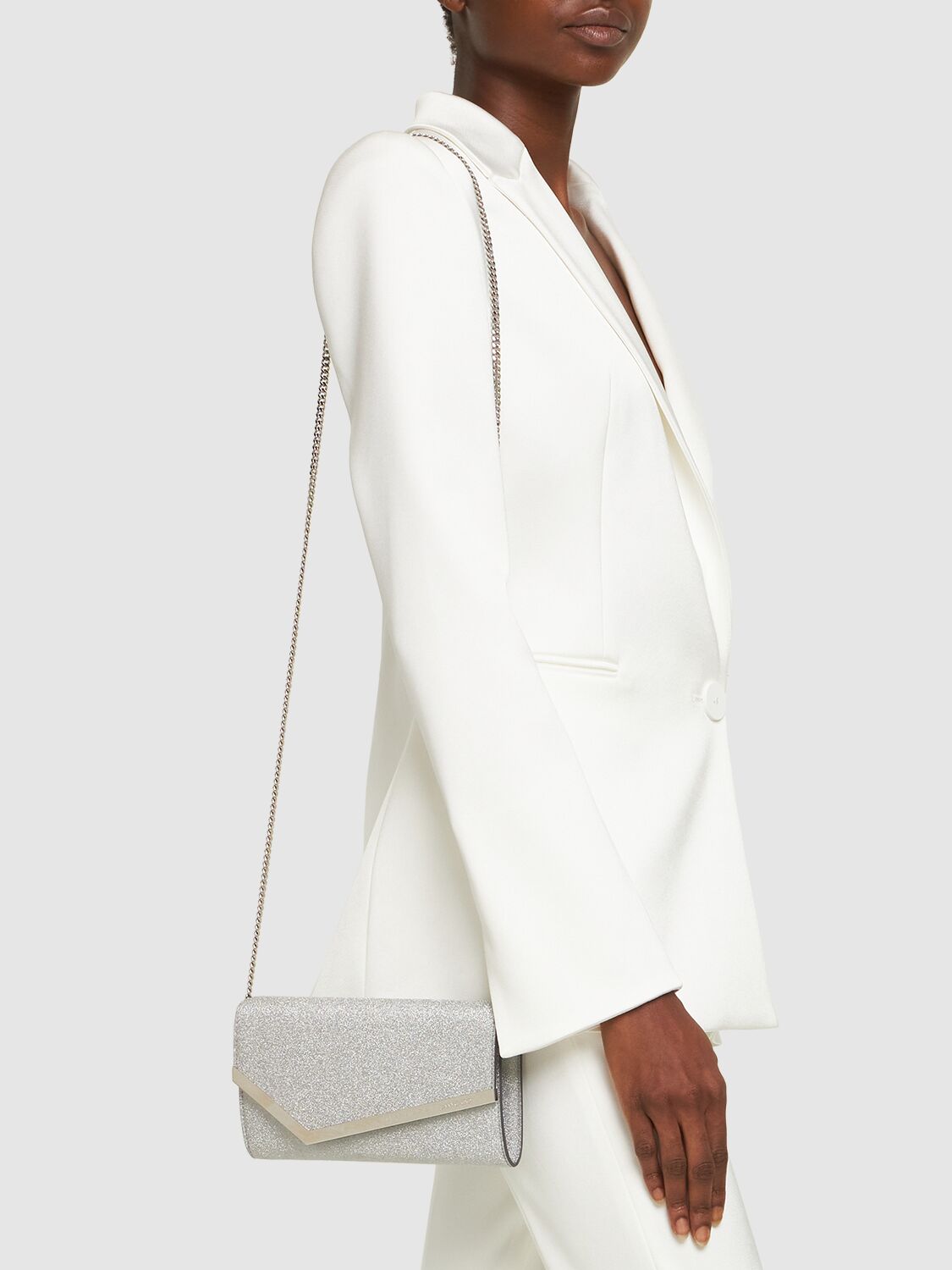 Emmie Infinity Glittered Clutch