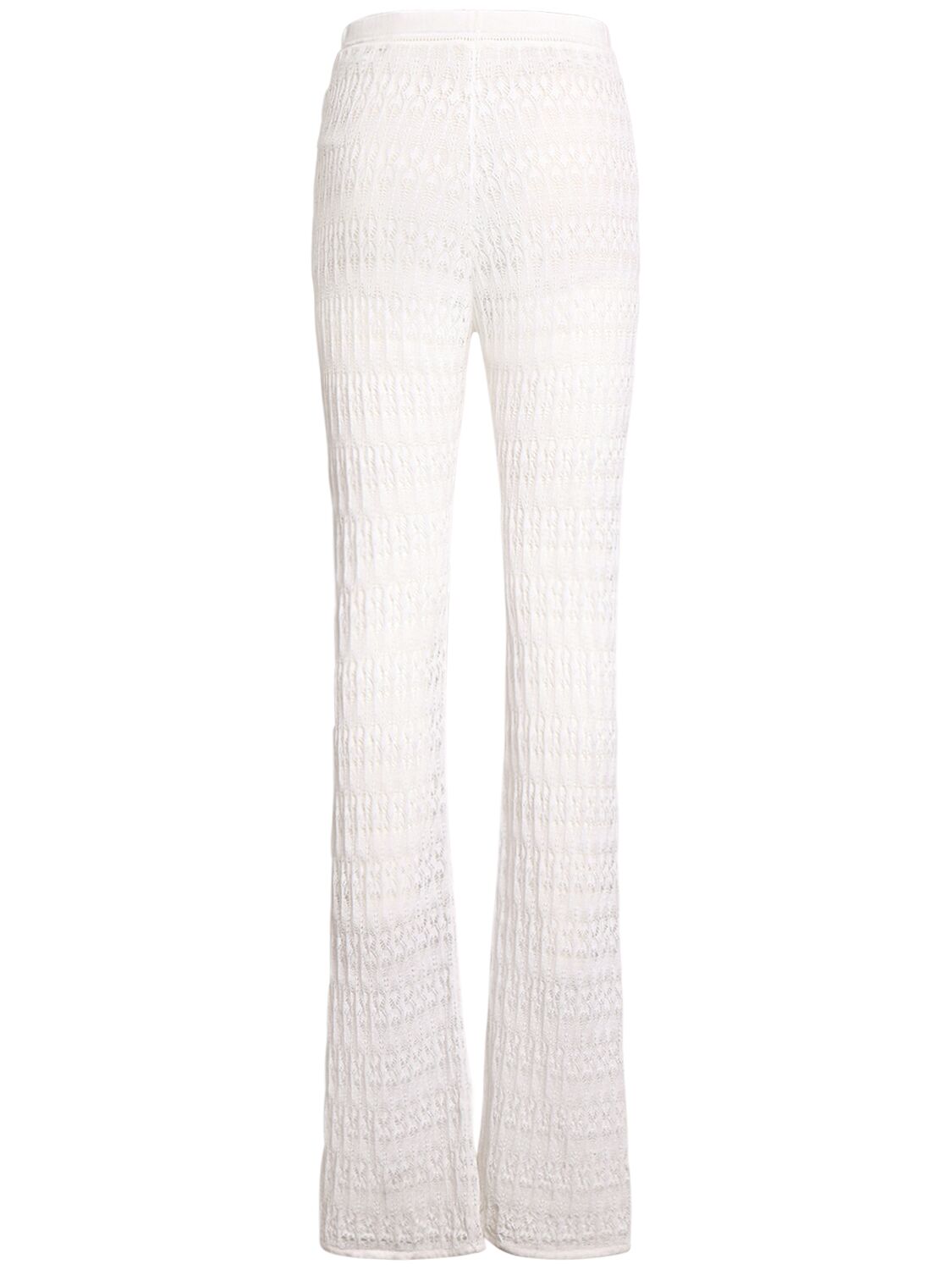 Shop Isabel Marant Palmi Cotton Blend Pants In White