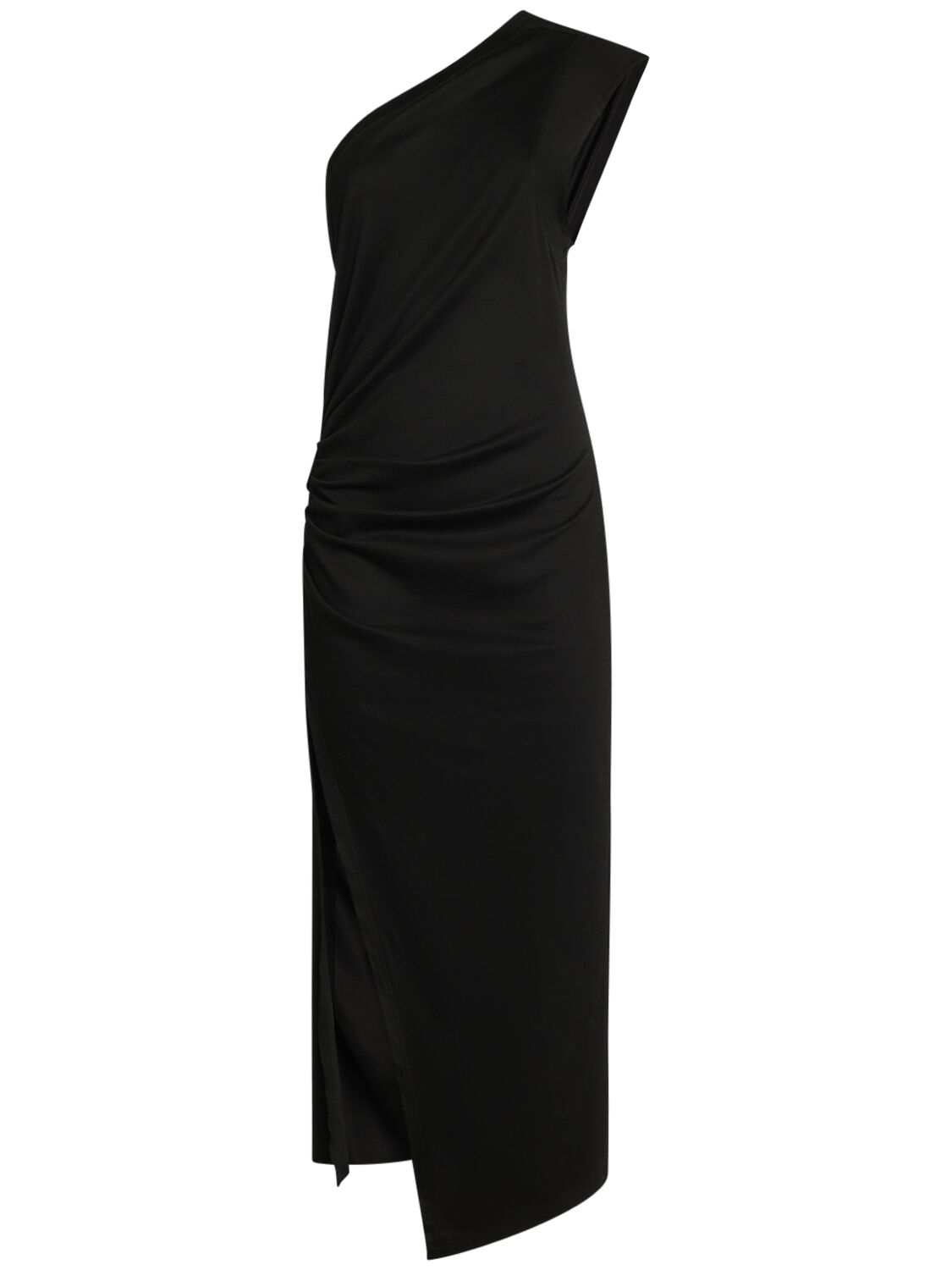 Isabel Marant Maude Cotton Midi Dress In Black