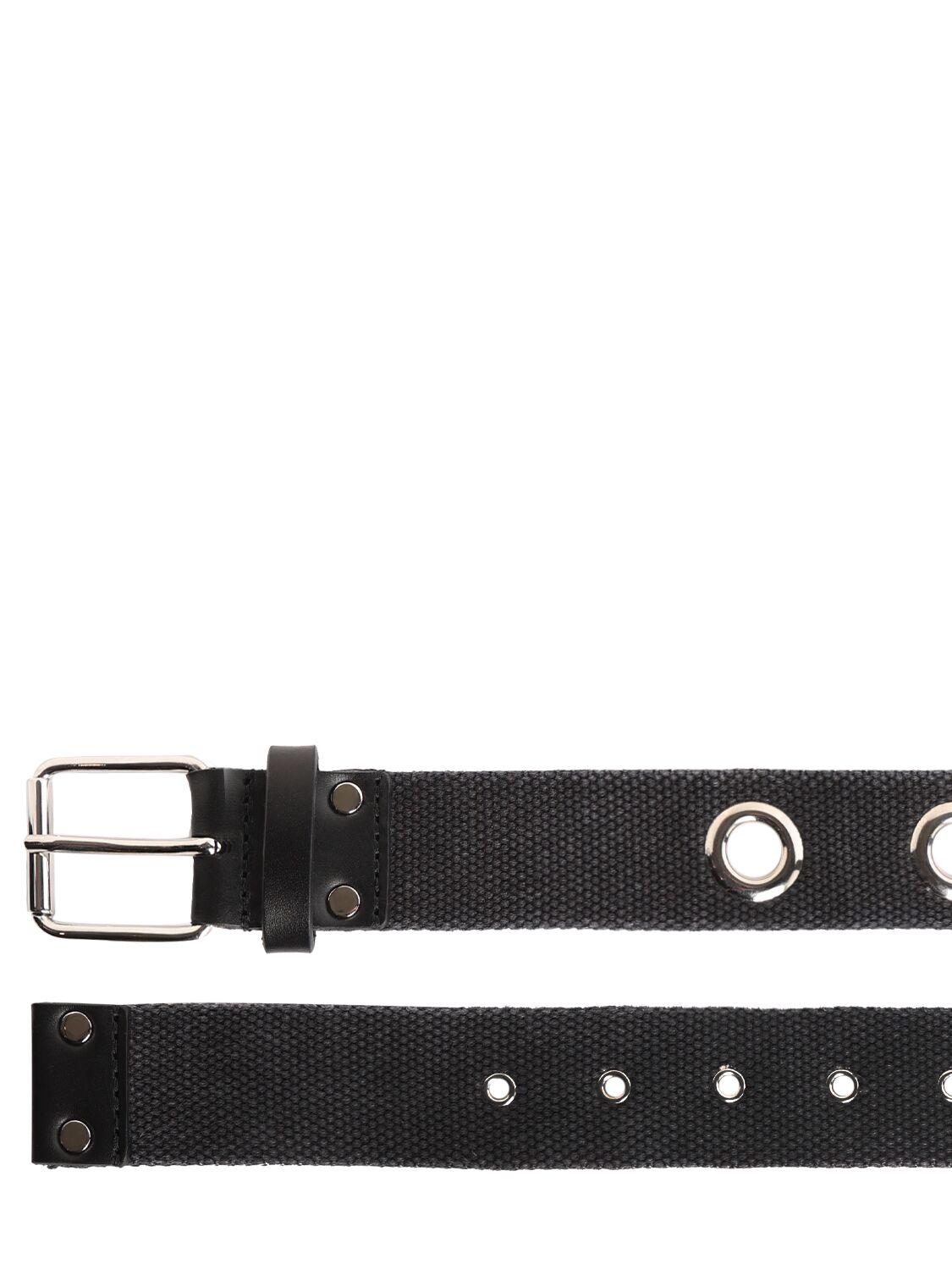 Shop Isabel Marant Kastria Eyelet Leather Belt In Black