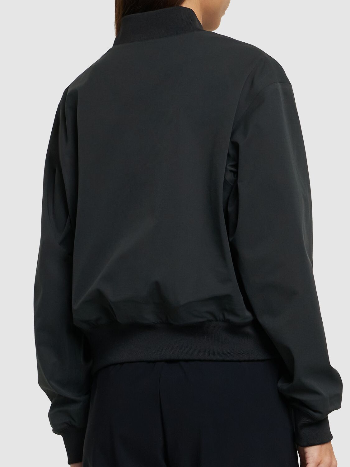 Shop Alphatauri Omera Bomber Jacket In Black