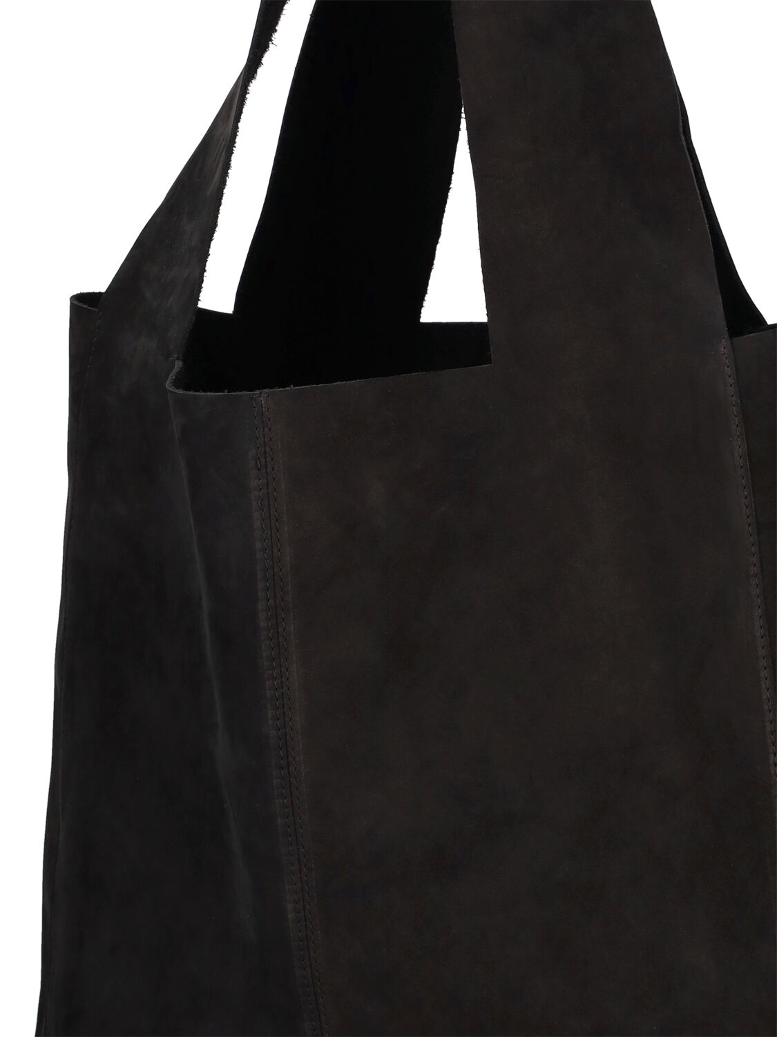 Shop St.agni Soft Suede Tote Bag In Black