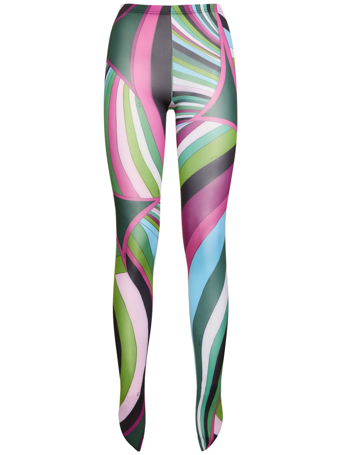 PUCCI Printed Jersey Leggings W/ Feet for Women