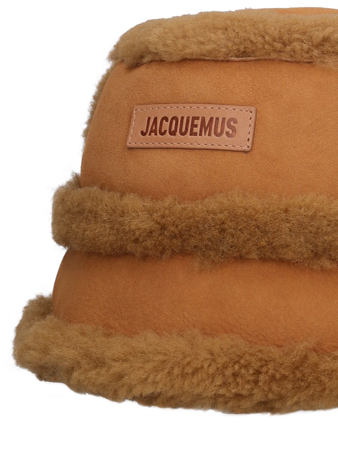 Shop Jacquemus Le Bob Doux Bucket Hat In Camel