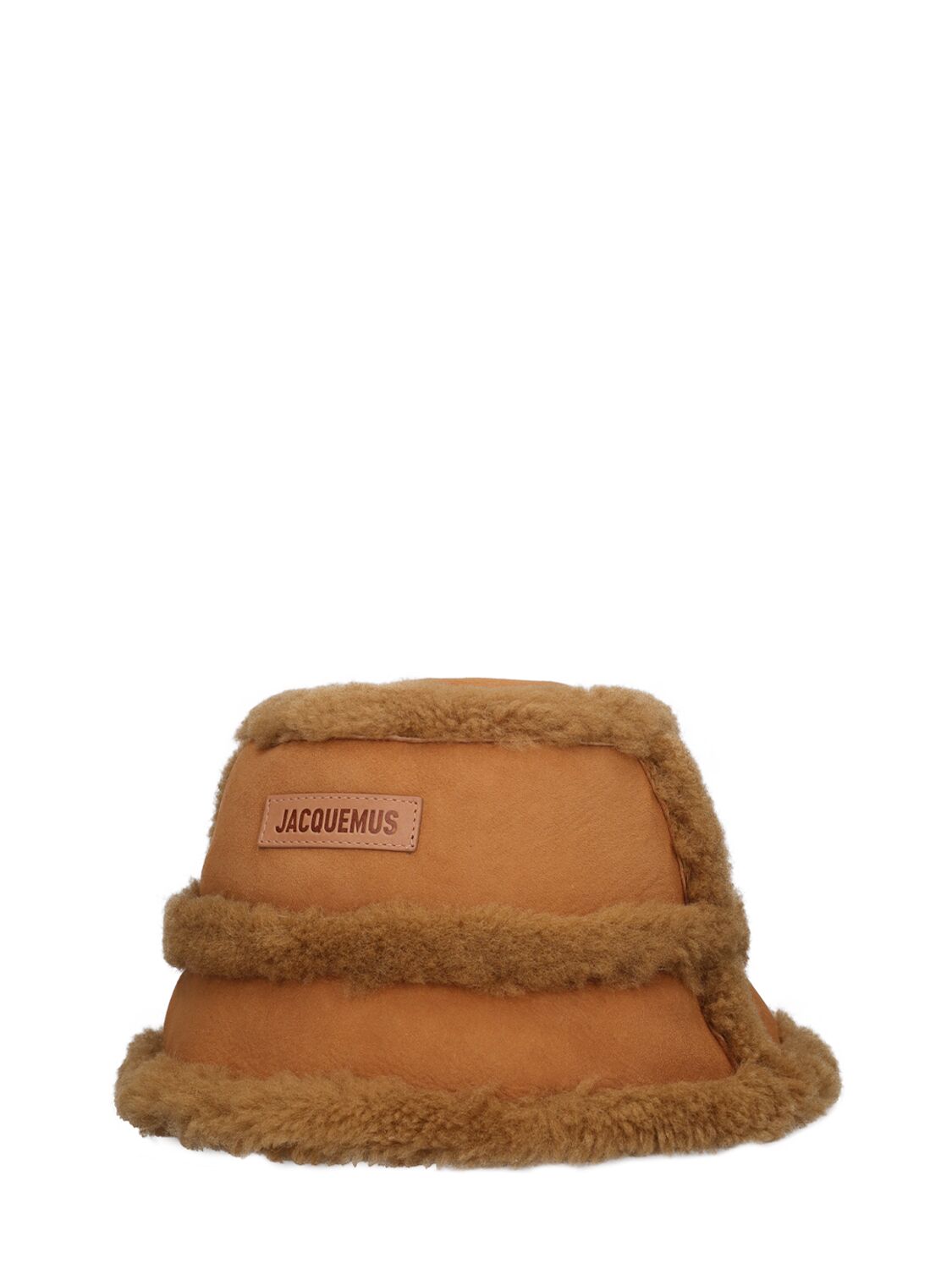 Shop Jacquemus Le Bob Doux Bucket Hat In Camel