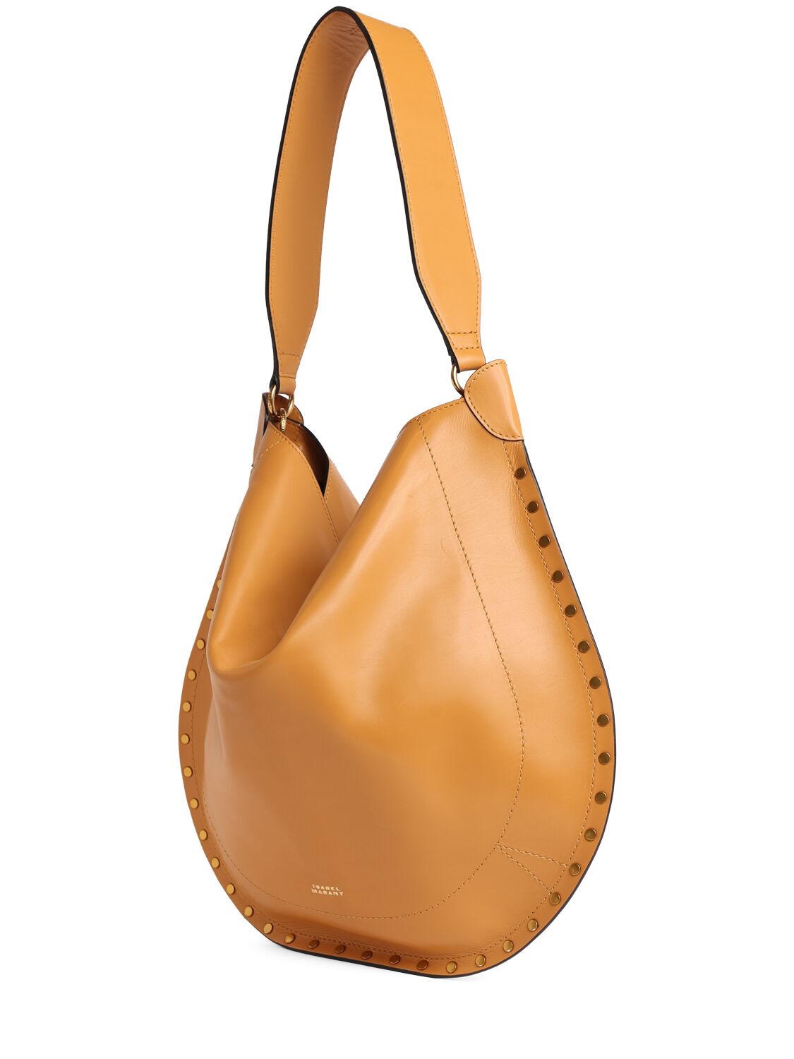 Shop Isabel Marant Oskan Hobo Soft Leather Tote Bag In Natural