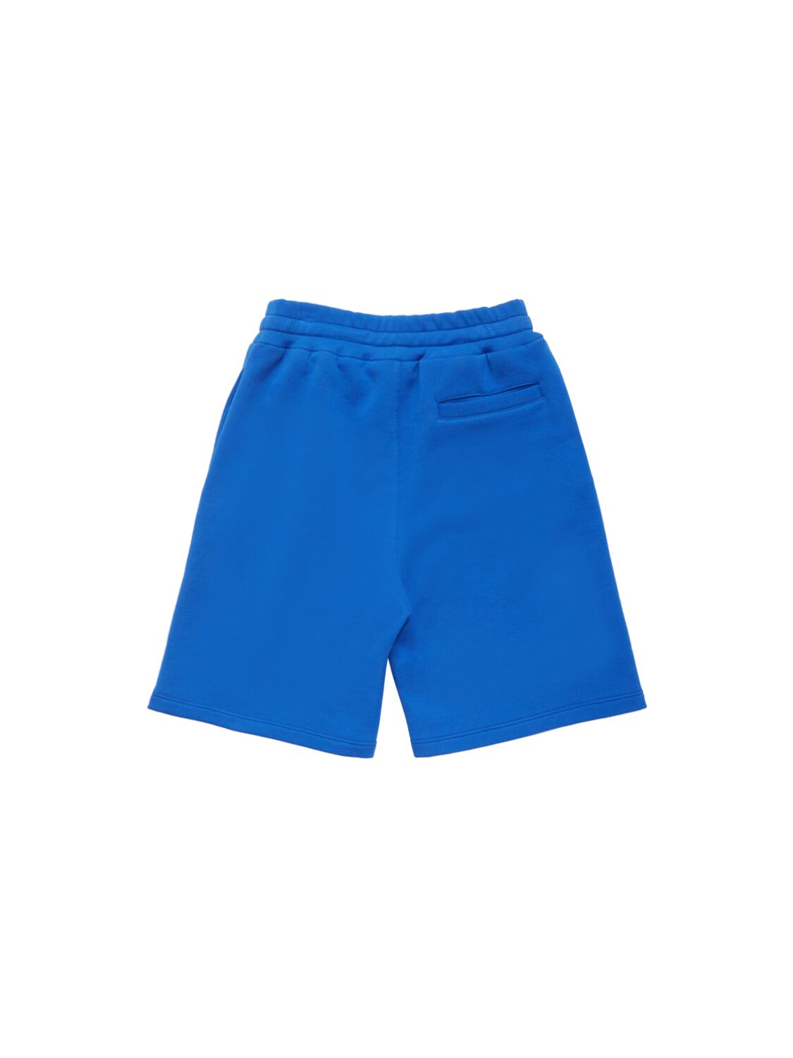 Shop Dolce & Gabbana Logo Cotton Jersey Shorts In Blau