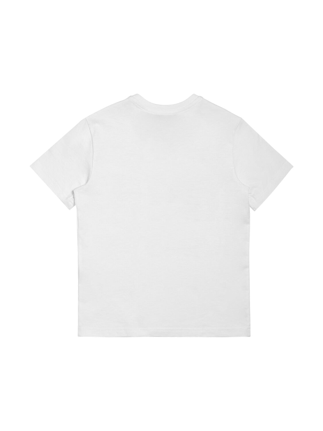 Shop Dsquared2 Printed Cotton Jersey T-shirt In White