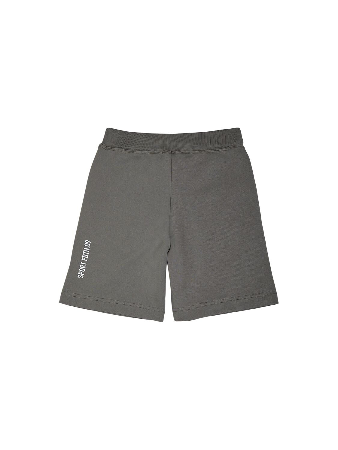 Shop Dsquared2 Printed Cotton Sweat Shorts In Grey