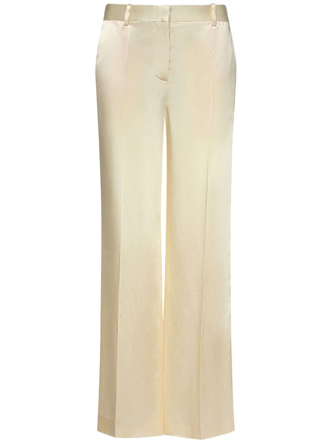 Pantalon Évasé En Satin Taille Mi-haute Encore - THE ROW - Modalova