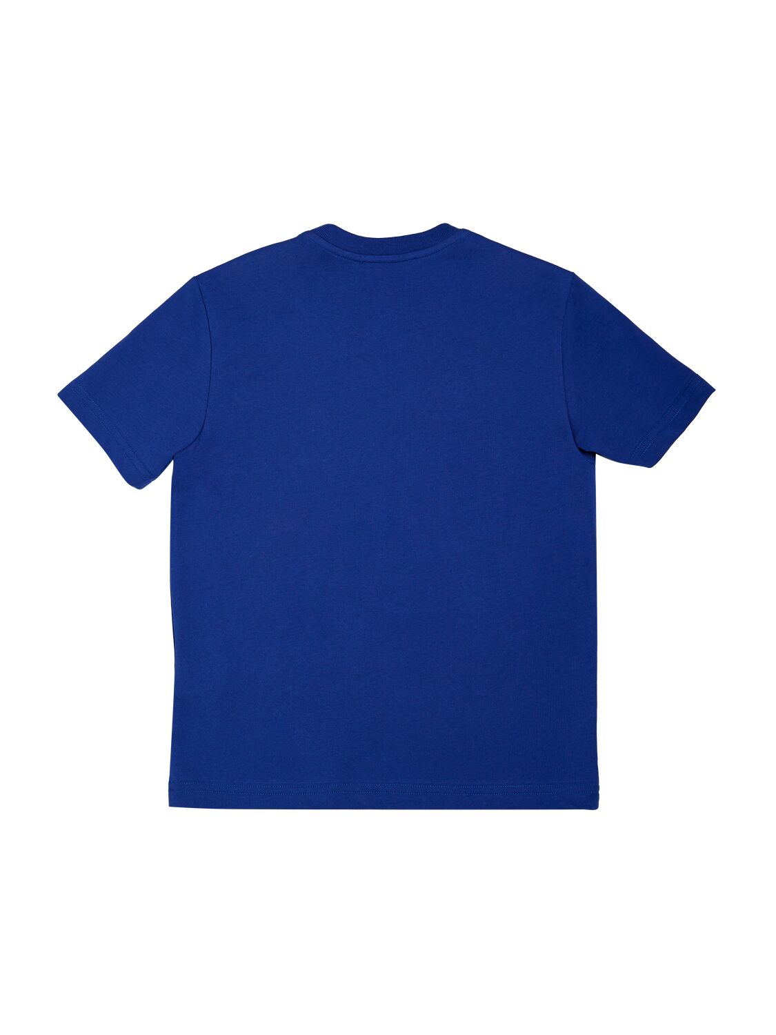 Shop Dsquared2 Logo Print Cotton Jersey T-shirt In Blue