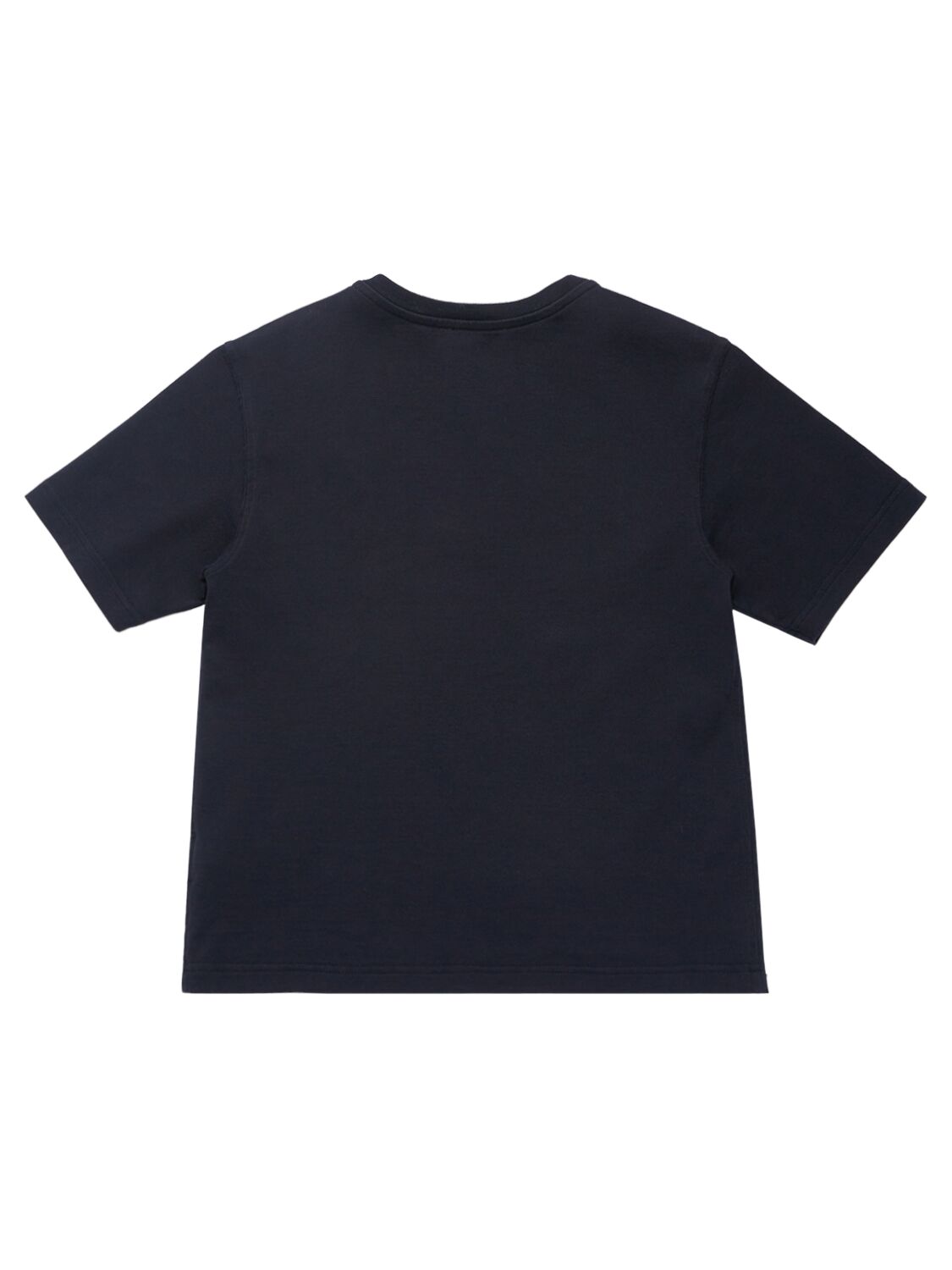 Shop Dolce & Gabbana Printed Cotton Jersey T-shirt In Dunkelblau