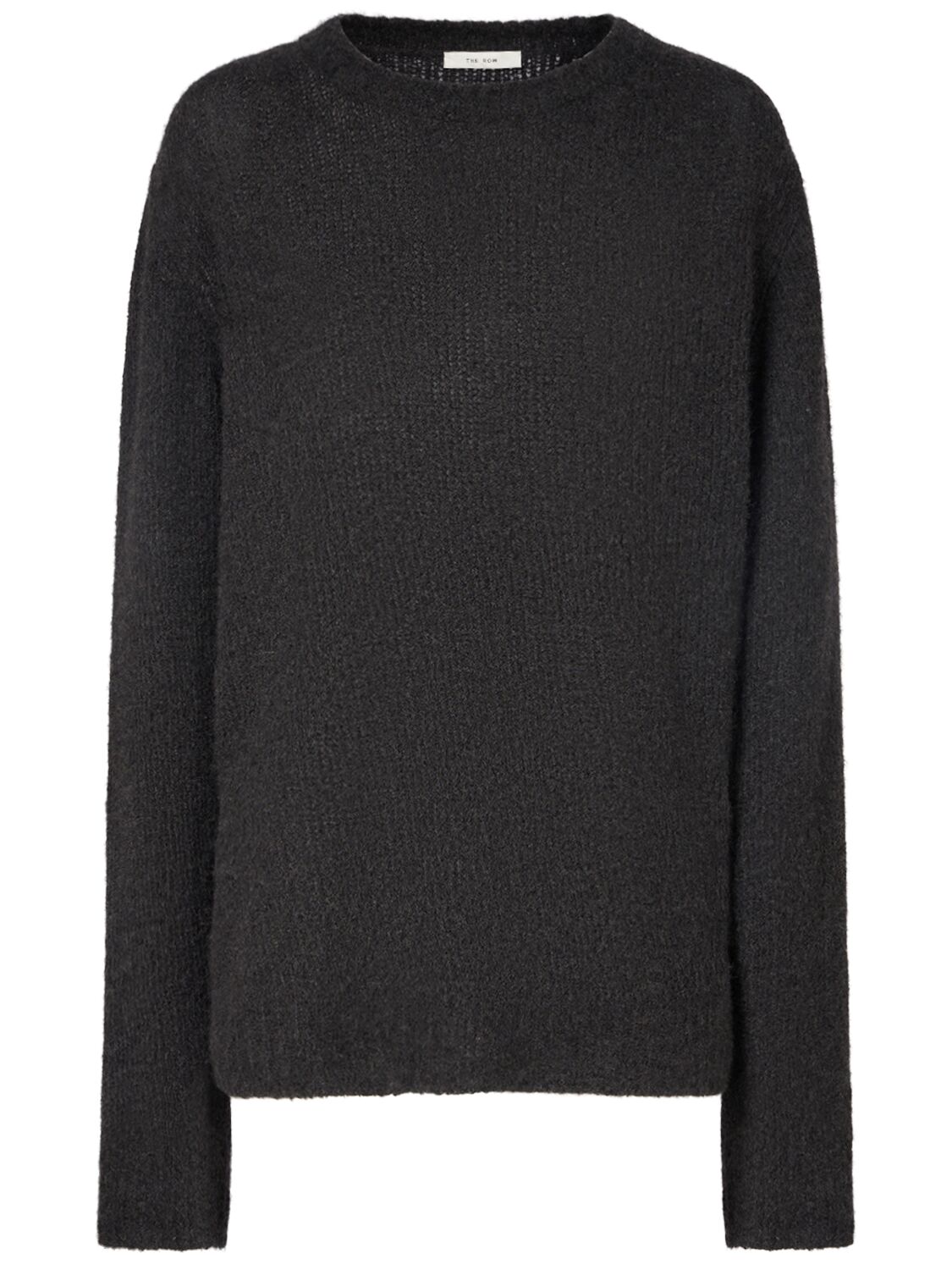 The Row Gersten Cashmere Knit Crewneck Sweater In 灰色