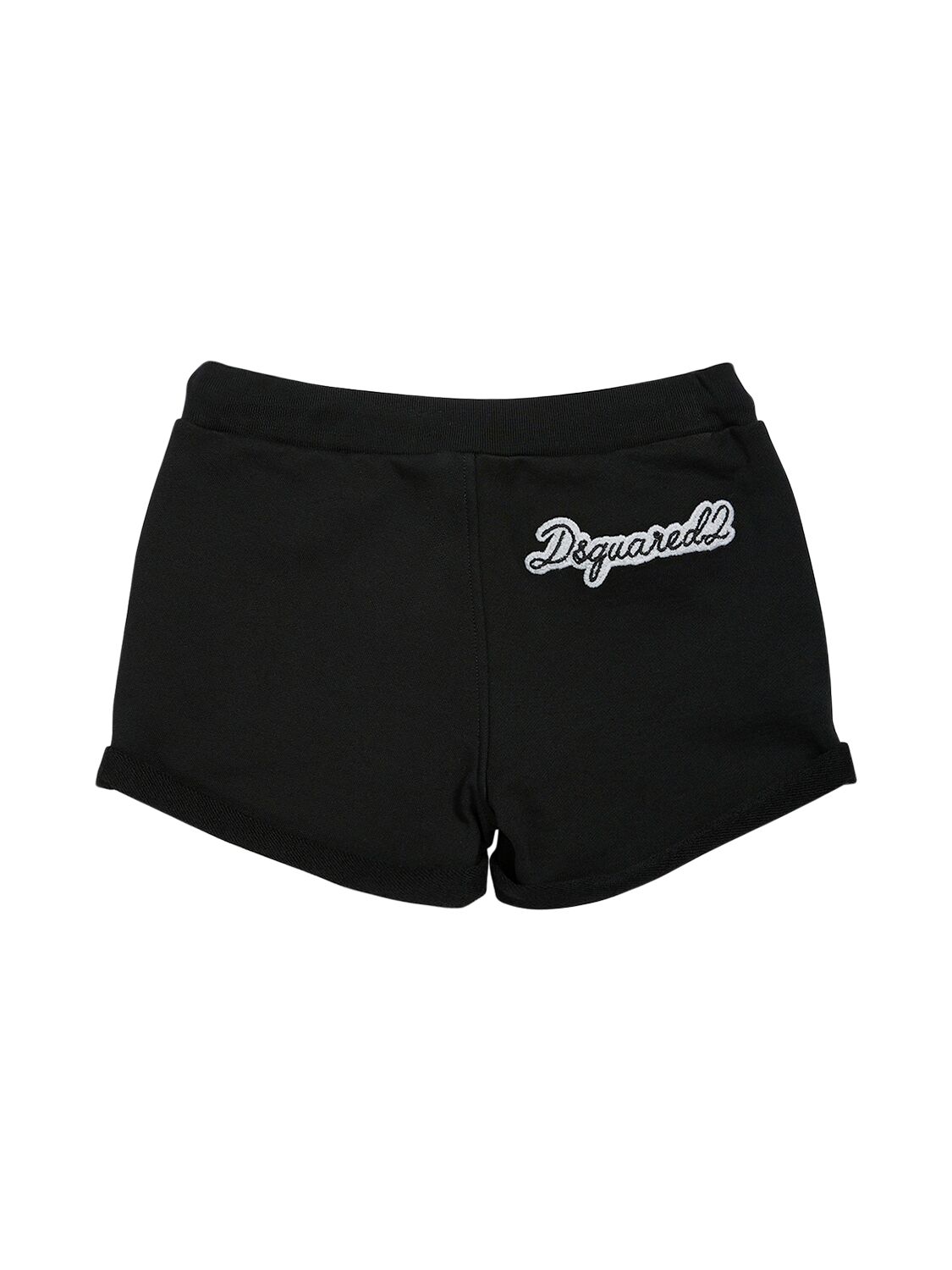 Shop Dsquared2 Cotton Sweat Shorts In Black
