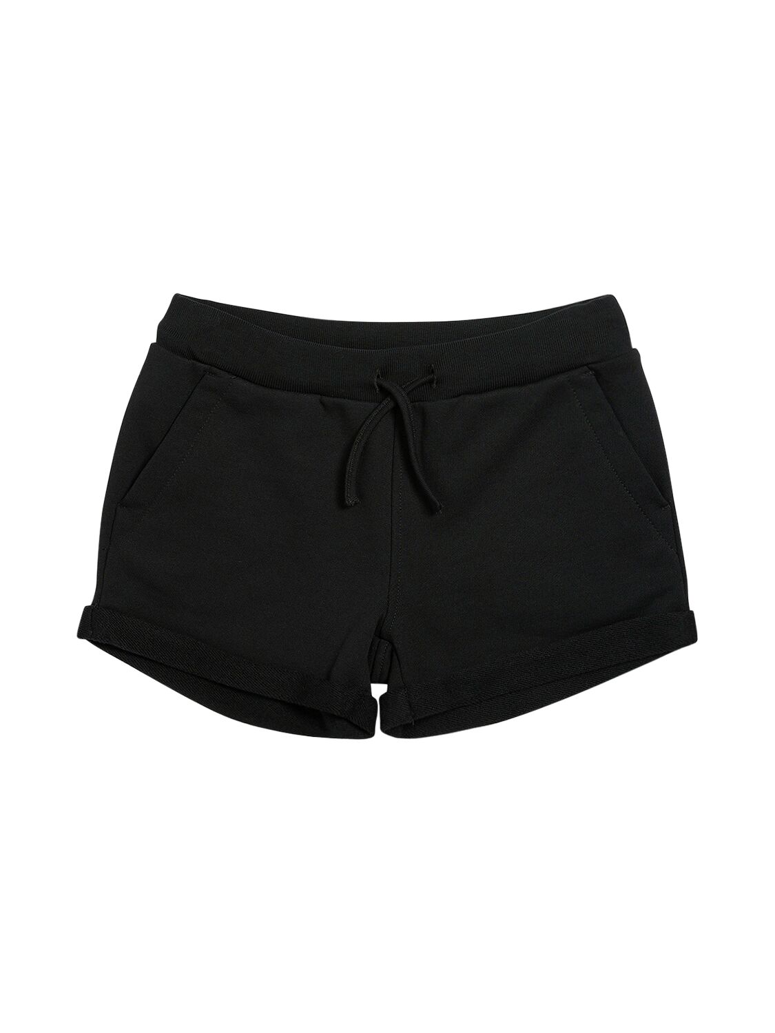 Dsquared2 Kids' Cotton Sweat Shorts In Black