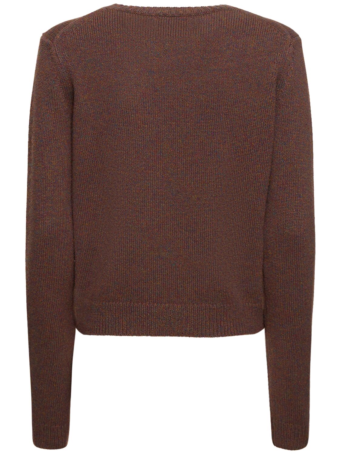 Shop Khaite Diletta Cashmere Sweater In Brown