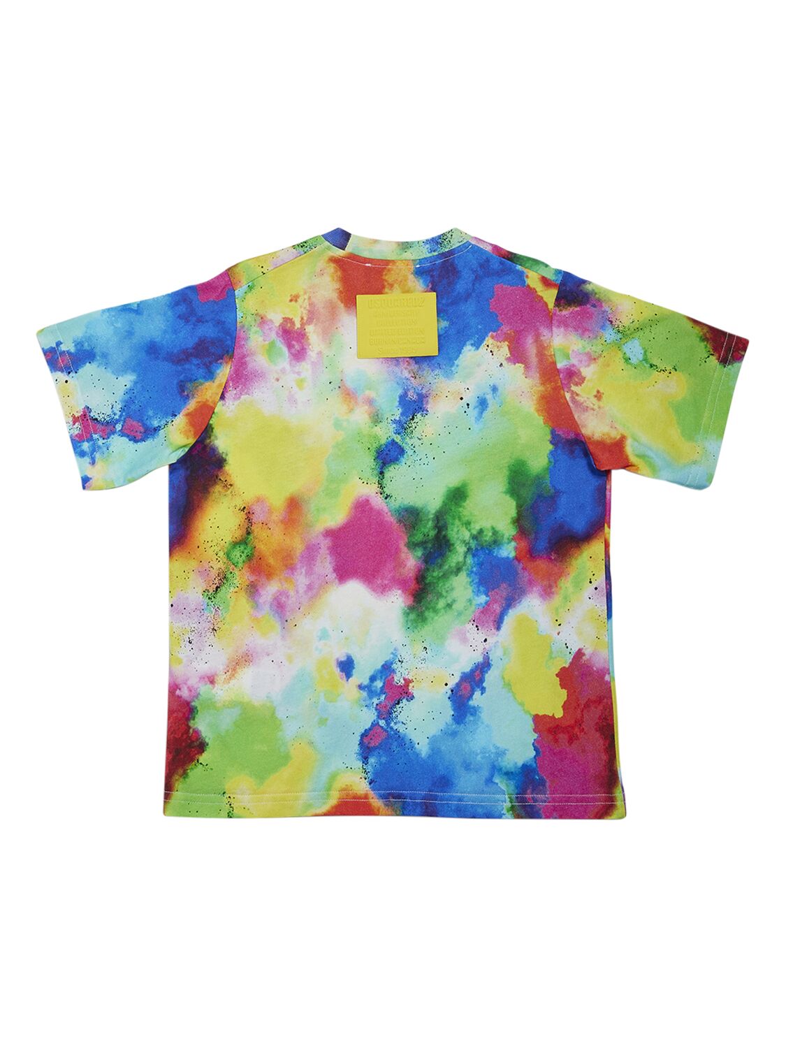 Shop Dsquared2 Tie Dye Cotton Jersey T-shirt In Multicolor