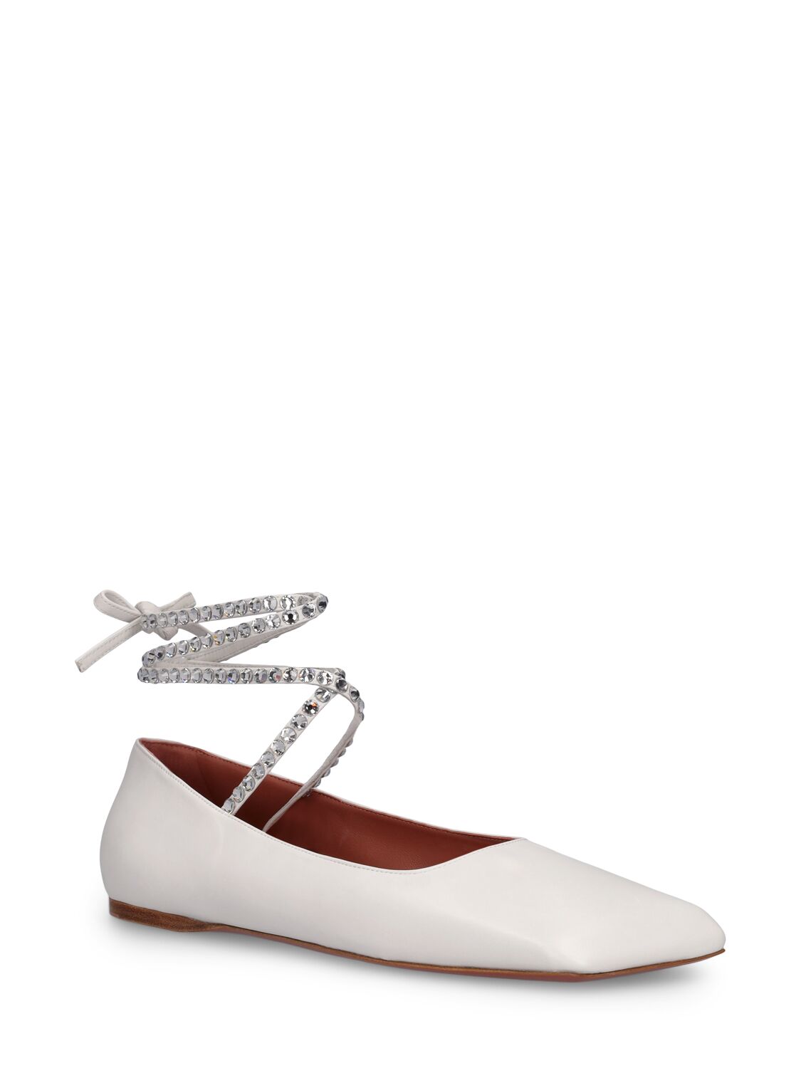 AMINA MUADDI 10MM ANE LEATHER FLATS 
