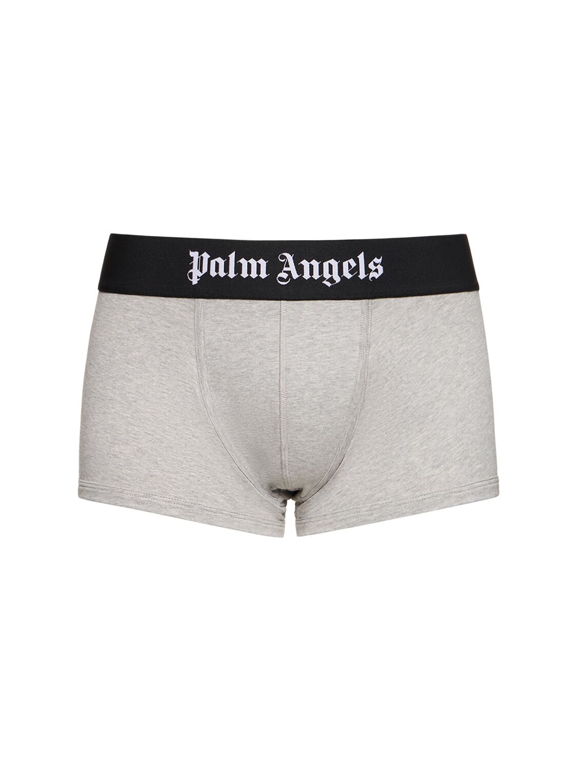 Shop Palm Angels Pack Of 3 Pa Cotton Boxer Briefs In Bunt