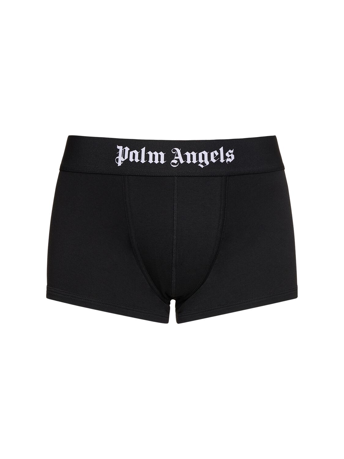 Shop Palm Angels Pack Of 3 Pa Cotton Boxer Briefs In Bunt