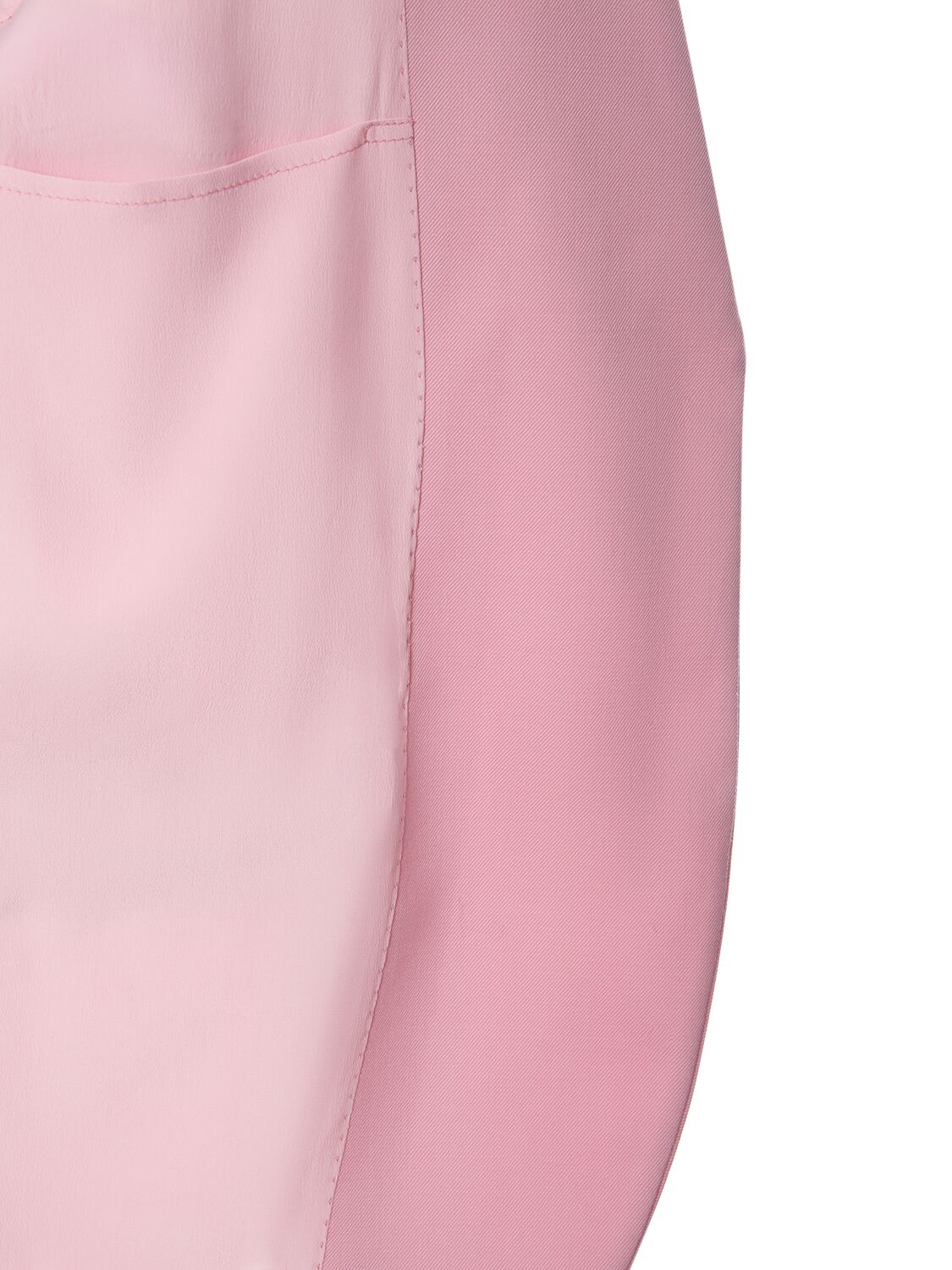 Shop Versace Stretch Wool Single Breast Jacket In Light Pink