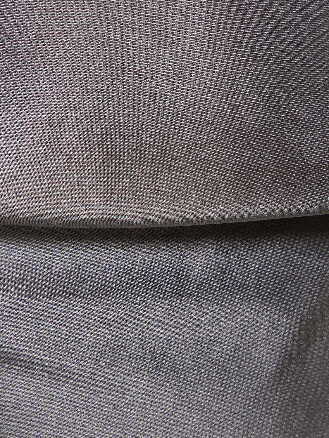 Shop Reformation Casette Silk Midi Dress In Grey
