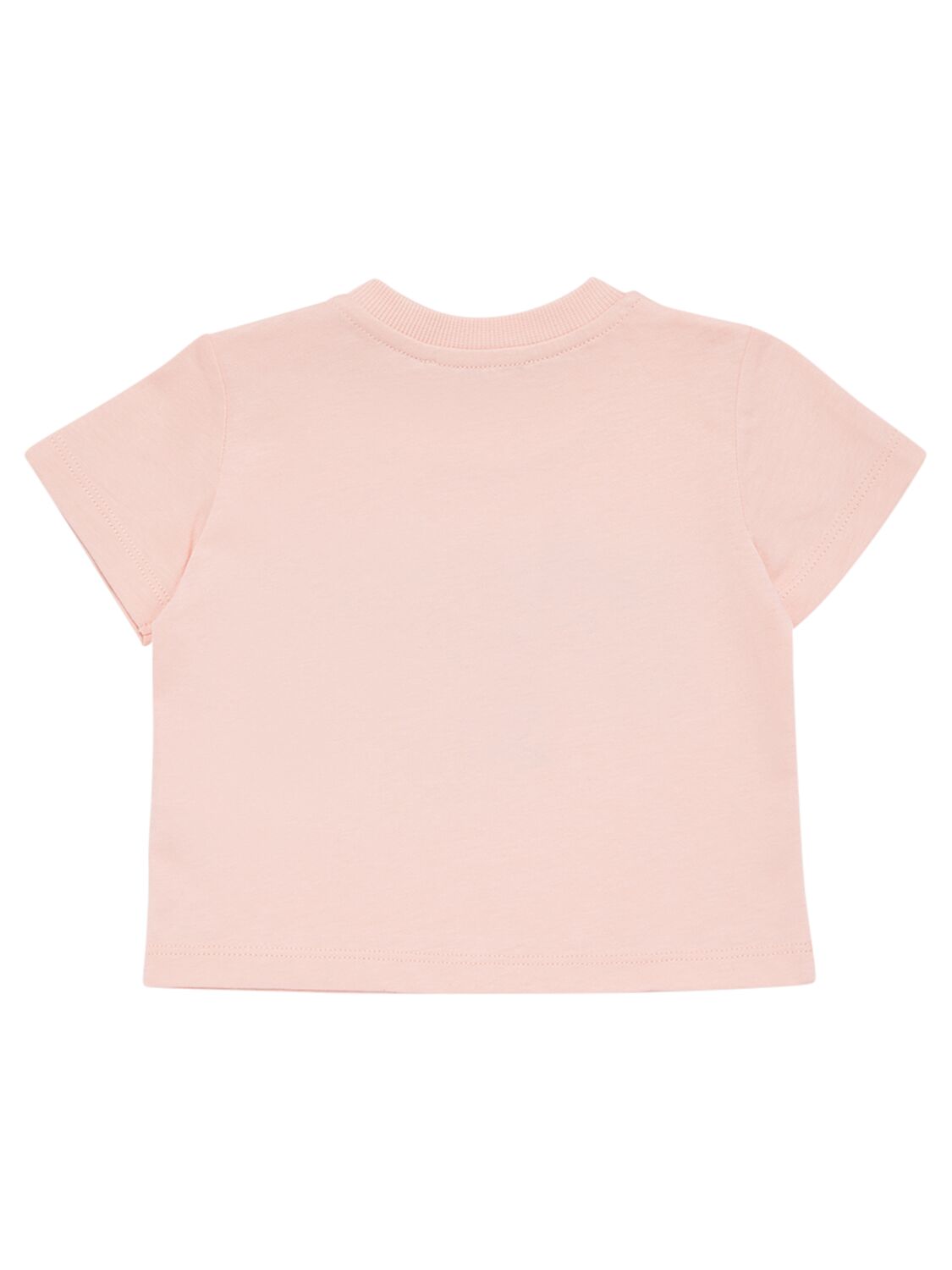 Shop Moschino Cotton Jersey T-shirt In Pink