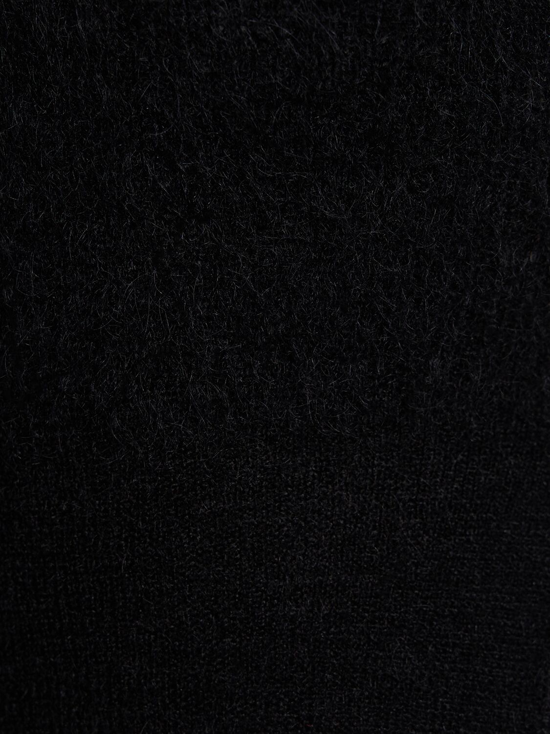 Shop Jacquemus Le Cardigan Alzou Wool Blend Cardigan In Black