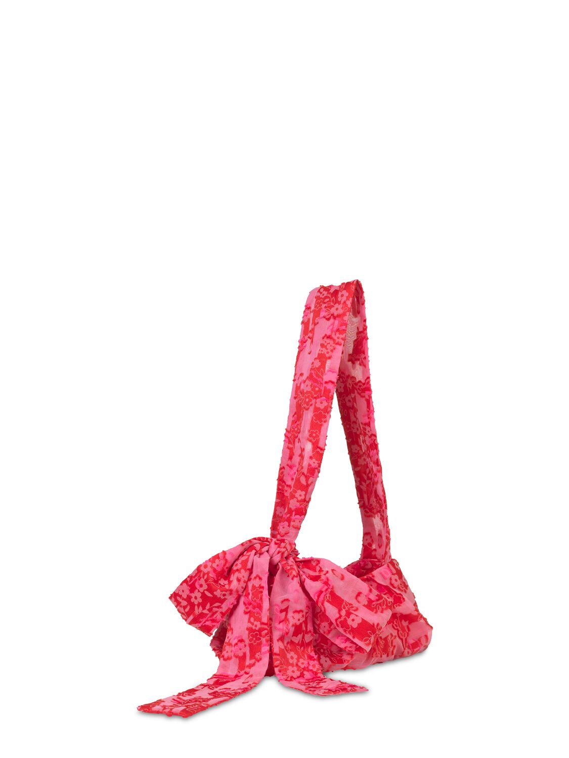 Shop Cecilie Bahnsen Vesna Arrow Fil Coupé Shoulder Bag In Magenta,red