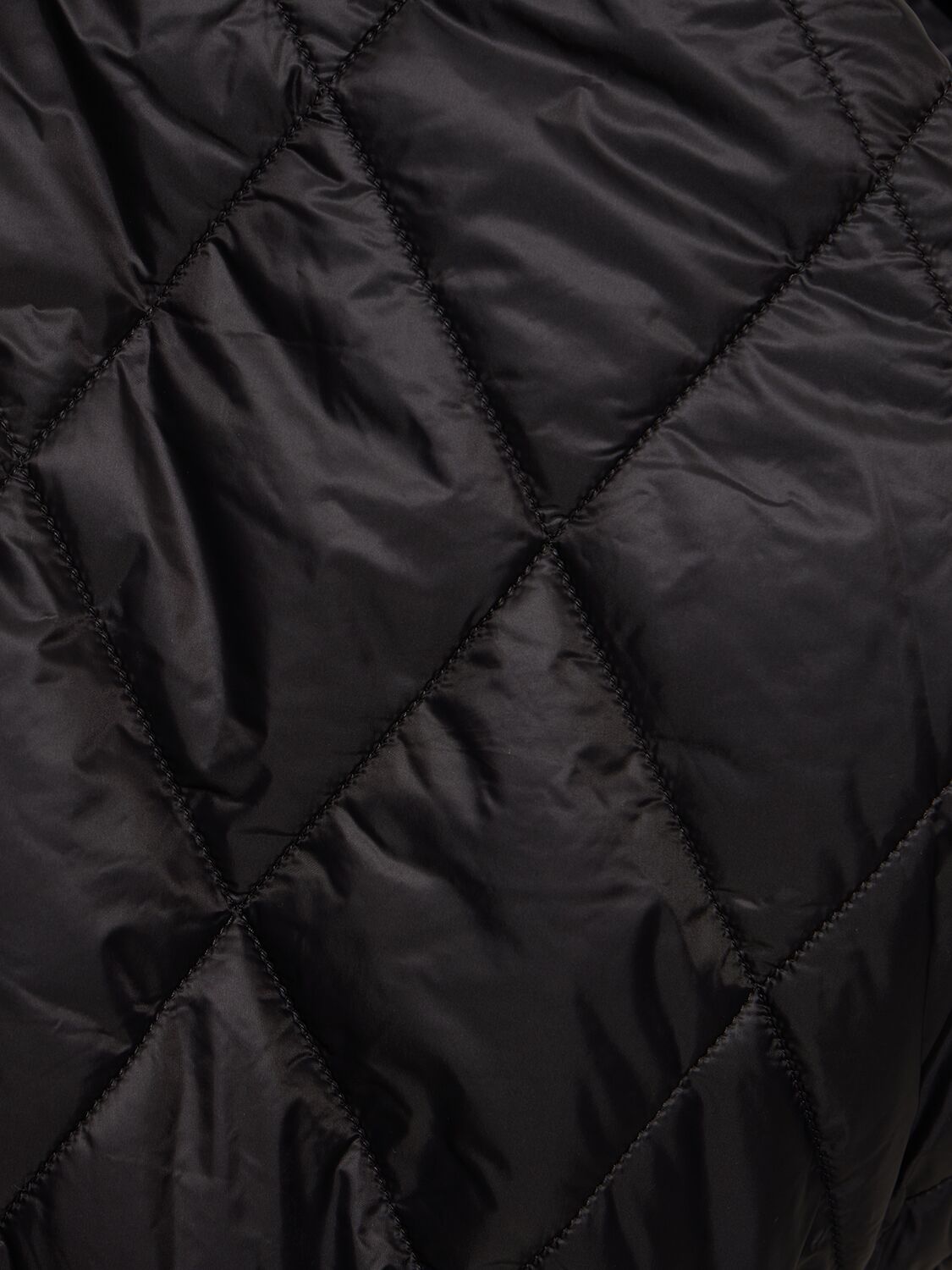 Shop Palm Angels Monogram Wool Blend Puffer Ski Jacket In White,black