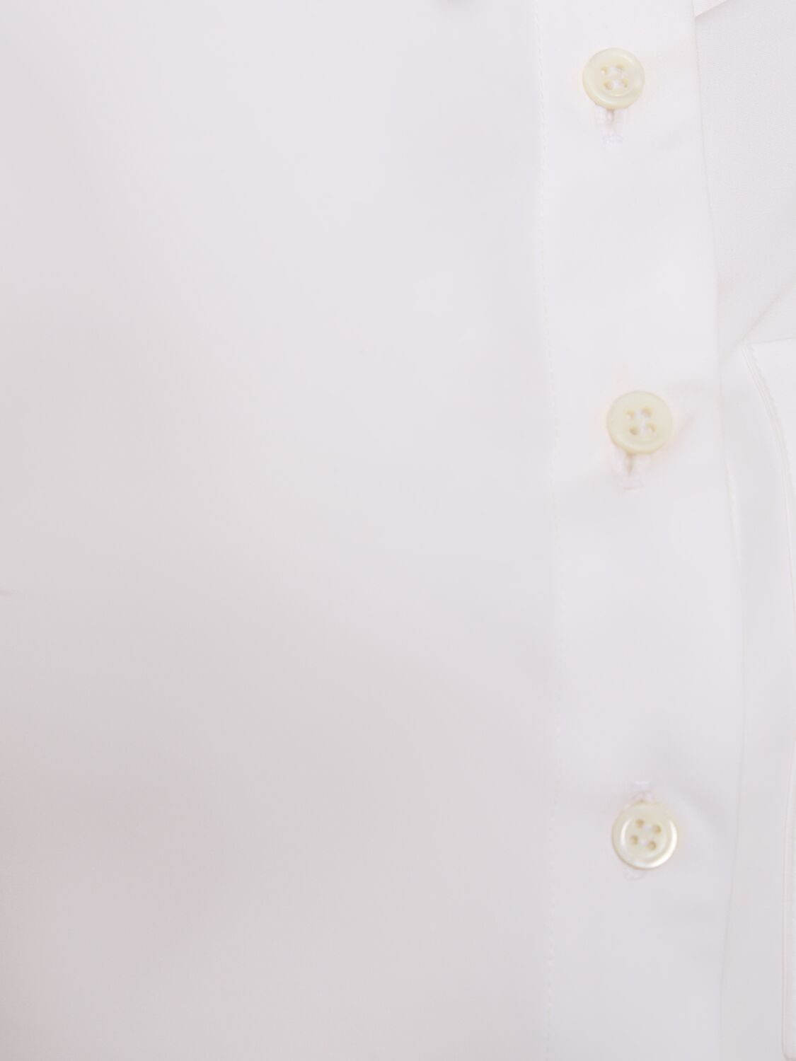 Shop Jacquemus La Chemise Pablo Cotton Poplin Shirt In White