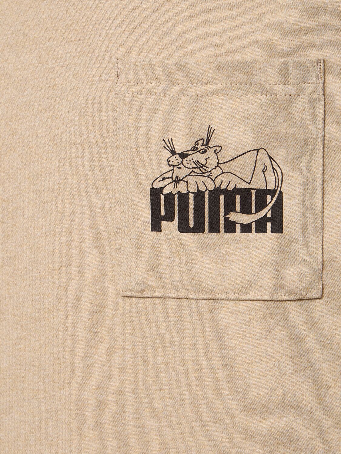 Shop Puma Noah Pocket T-shirt In Desert Tan